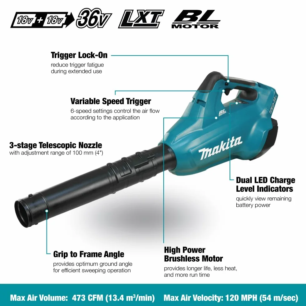 MAKITA DUB362Z Souffleur 36V LXT machine seule