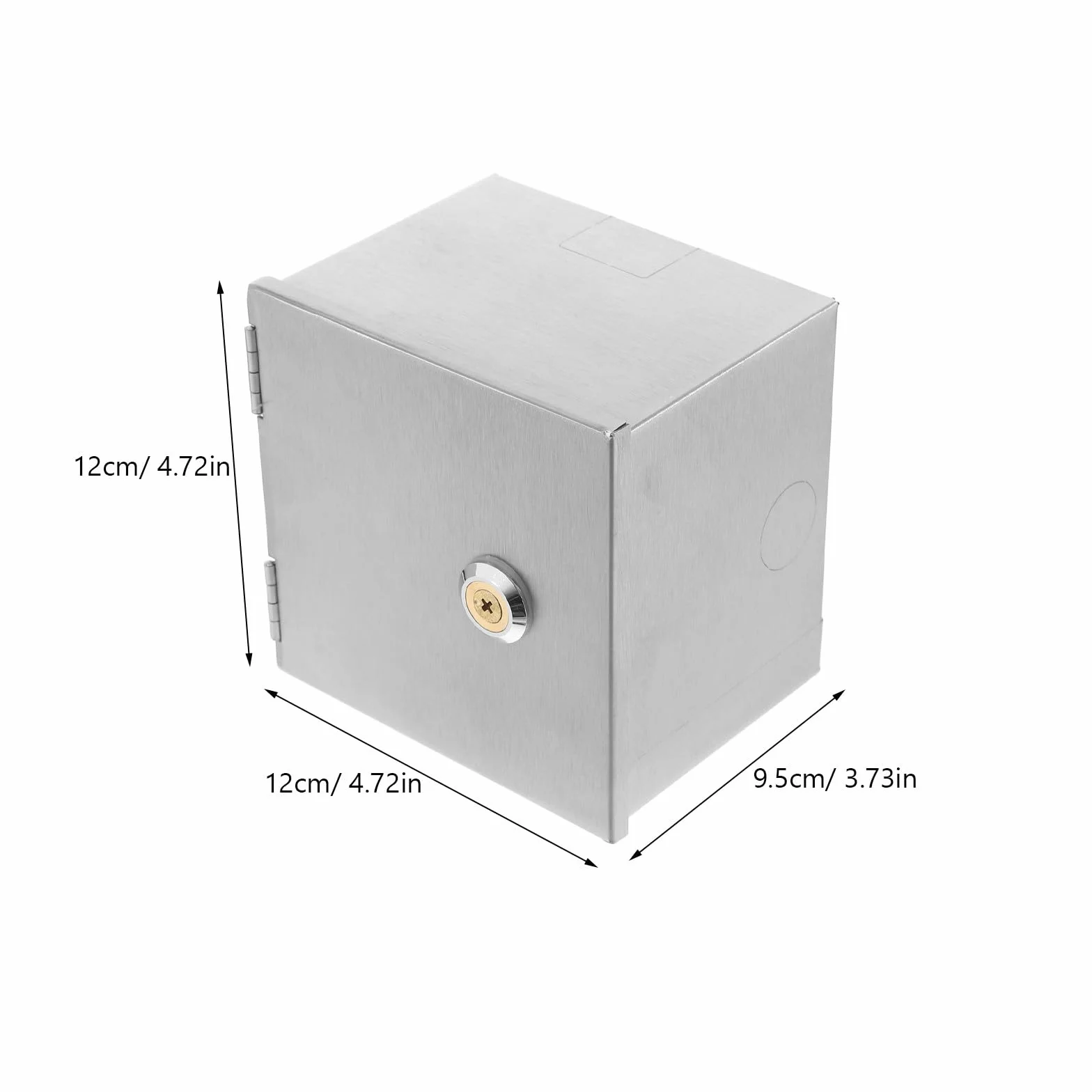 UKCOCO Boîtier de Prise Étanche avec Serrure : Boîtier de Prise en Acier Inoxydable de Type 86, de Mural Extérieur, Couvercle de Panneau de pour Usage Industriel, Commercial Et Résidentiel.