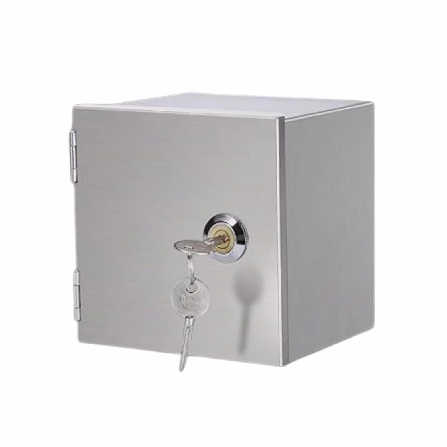 120 mm × 120 mm × 65 mm - Armoire de commande étanche avec kit de boîtier en acier inoxydable - Convient pour la protection des prises extérieures et une alimentation sûre (120 mm x 120 mm x