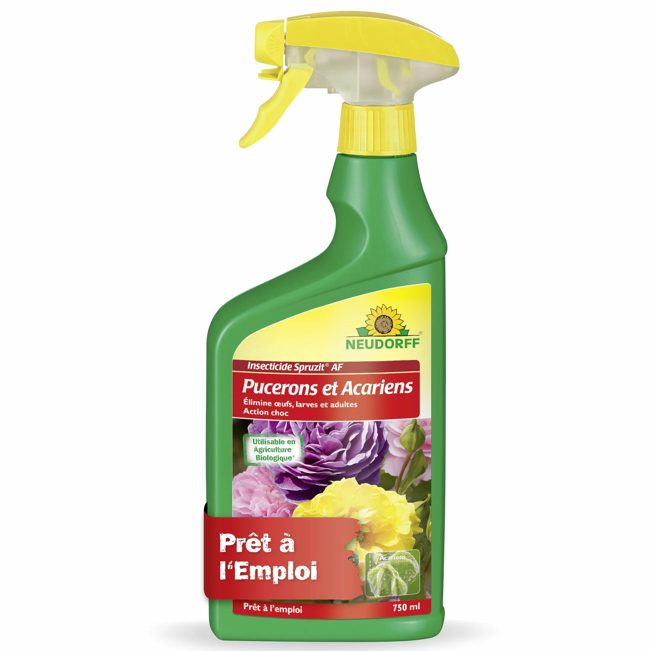 Neudorff Spruzit AF Pucerons et Acariens Insecticide 750 ml