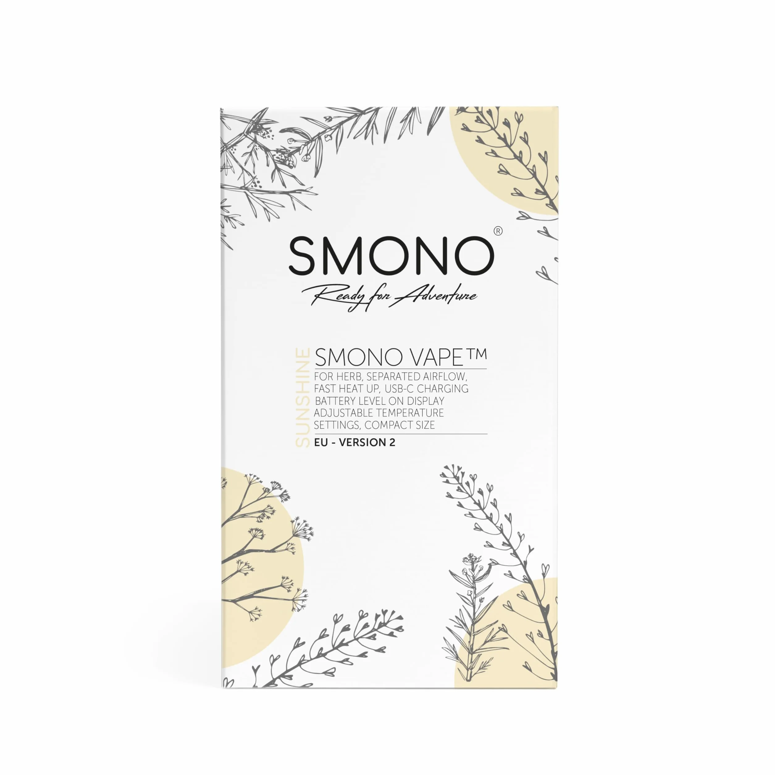 Smono Sunshine Vaporisateur Herbes Système Chauffage Hybride