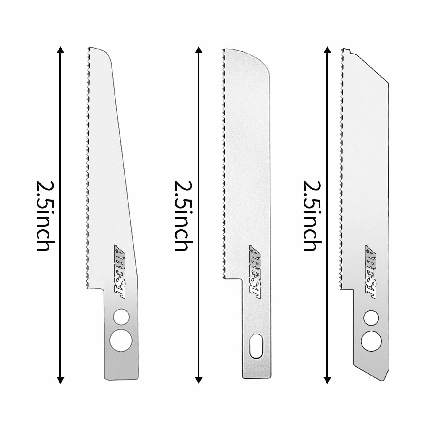 ABEST Mini scie à main pour le modélisme avec 8 lames pour le bricolage Couteau de modélisme Hobby Kit d'outils pour scie à métaux pour couper à la main les membres et les branches d'arbres.