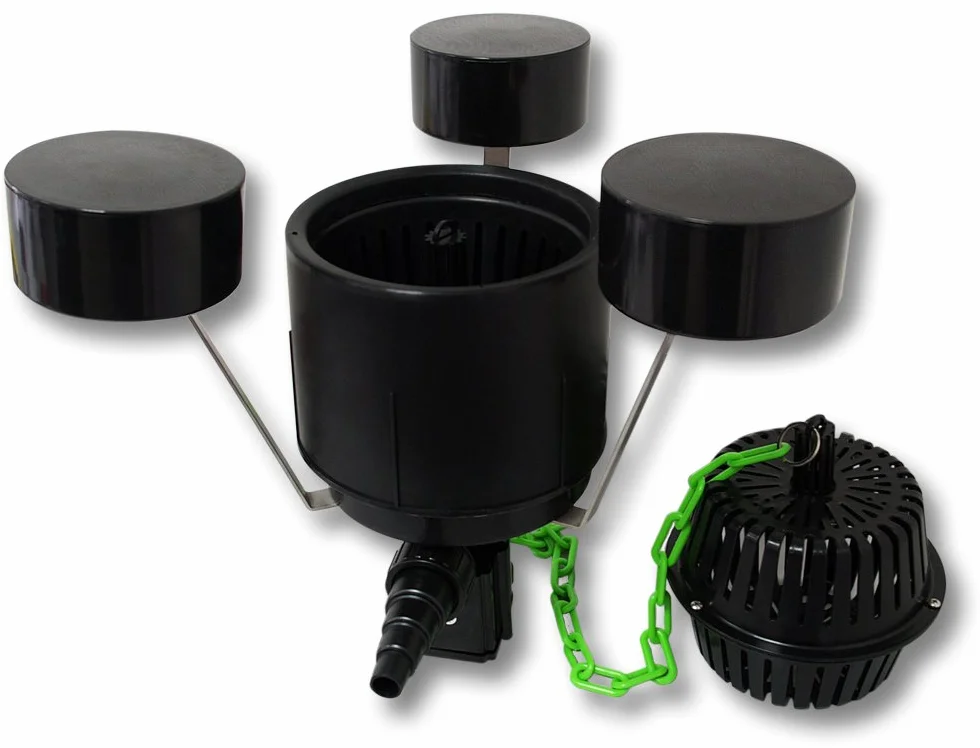 SunSun CBF-350C Filtre de bassin 90000L CTF-12000 Pompe 12000l/h 100W CUV-224 Lampe UV 24W 25m Tuyau 25mm CSP-250 Écumeur 2500l/h 45W Y-distributeur