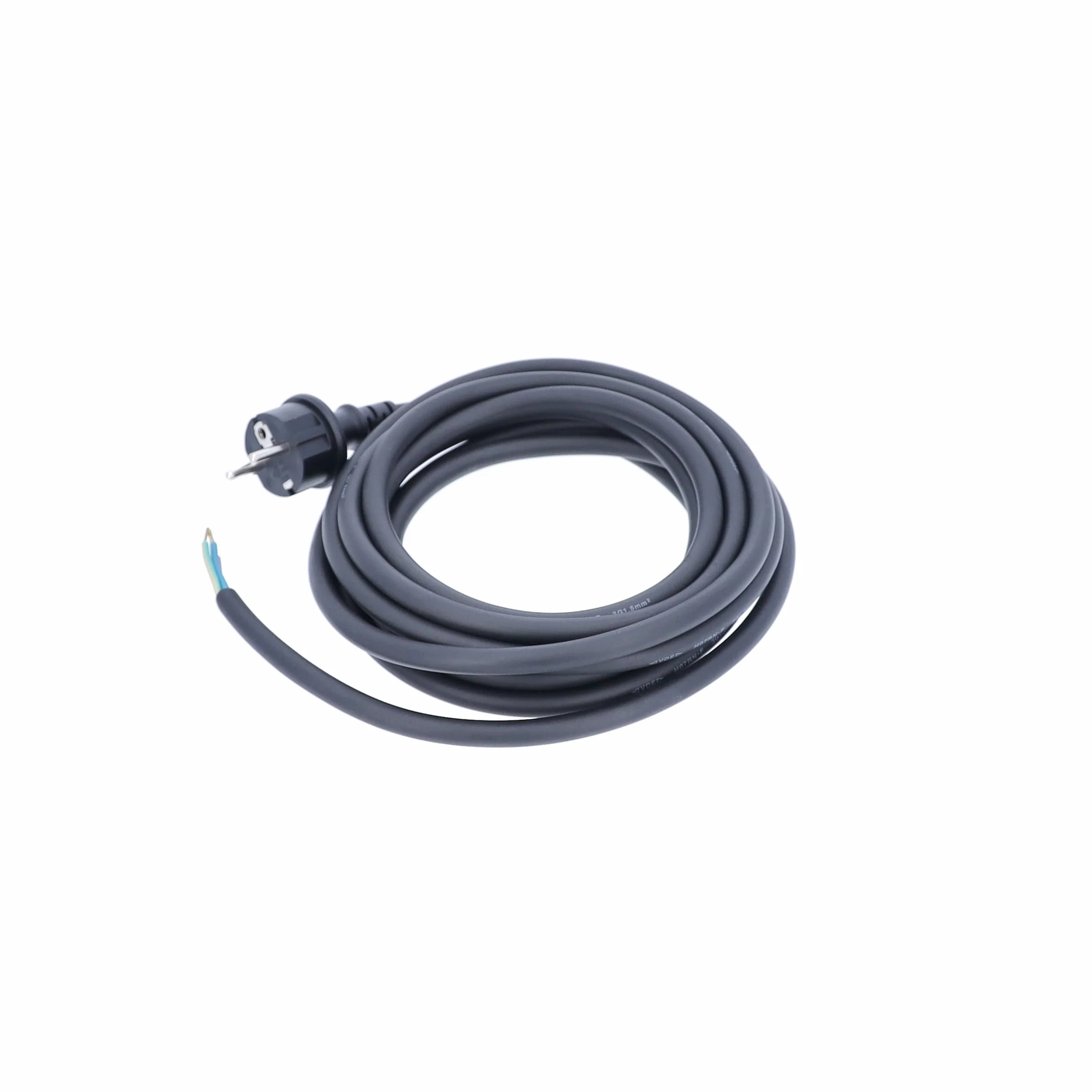 as - Schwabe Câble de raccordement en caoutchouc - H07RN-F 3G1.5, Noir, 4,5 m