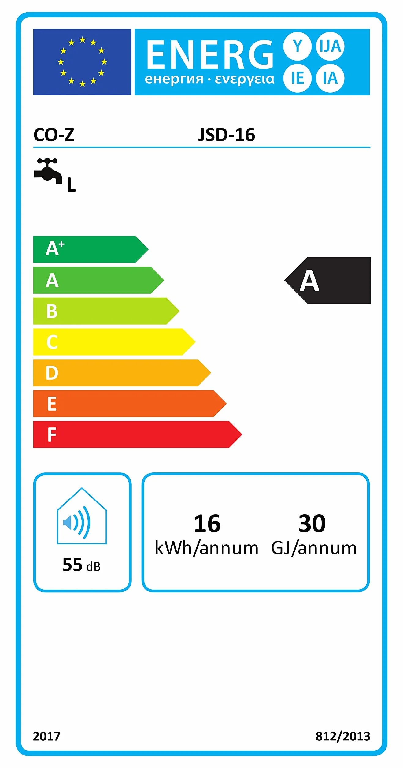 CO-Z Chauffe-Eau à Gaz Instantané 8LPM 13,6kW LPG GPL Acier Inoxydable CE Portable Maison Camping Caravane