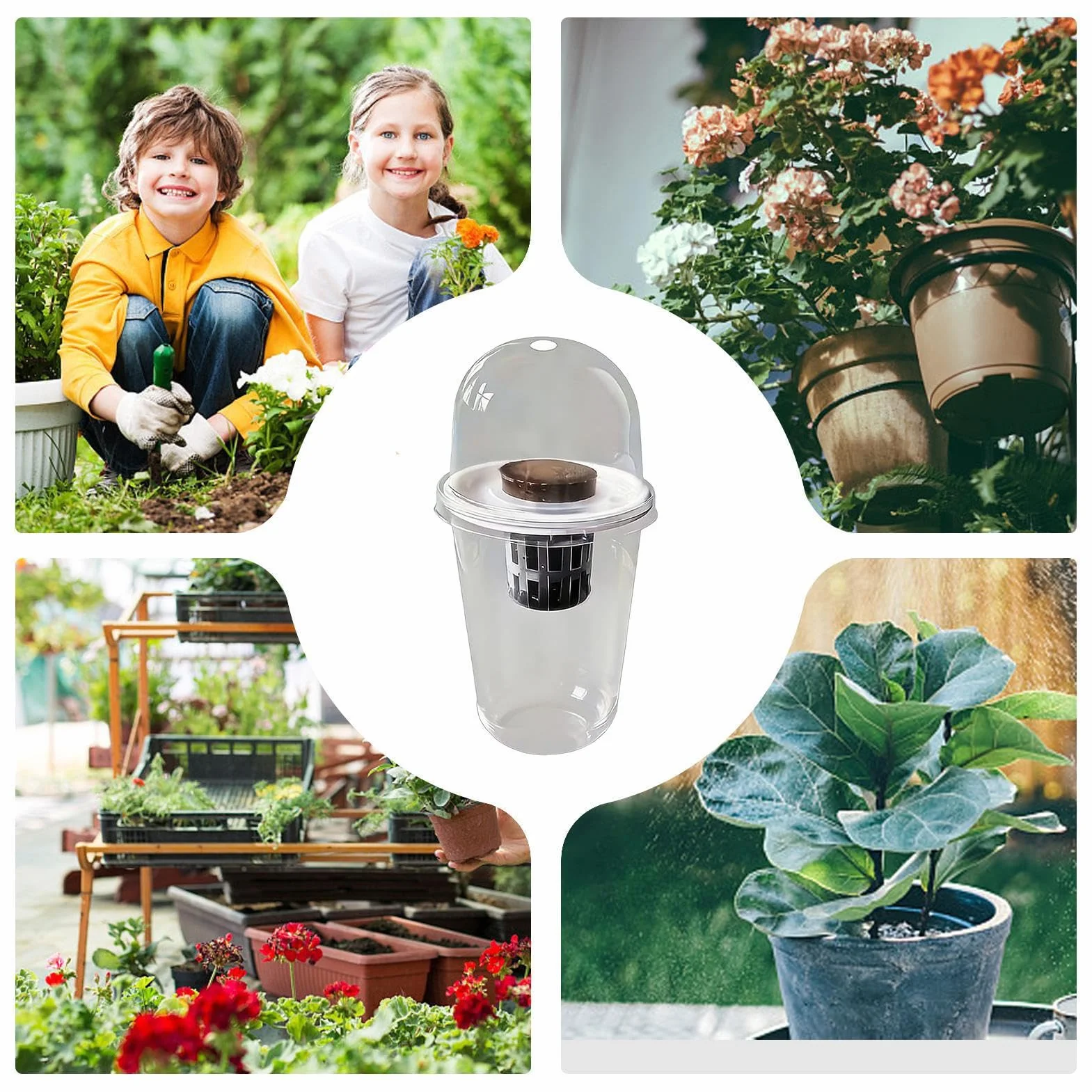 Pots de pépinière réutilisables pour fleurs hydroponiques, jardiniers, producteurs, agriculteurs