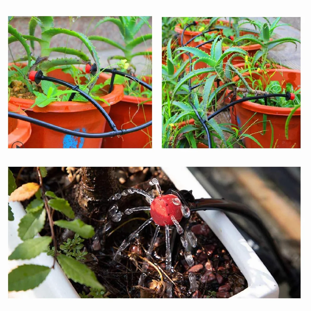 Tuyau d'irrigation goutte à goutte 30M pour jardin terrasse fleurs