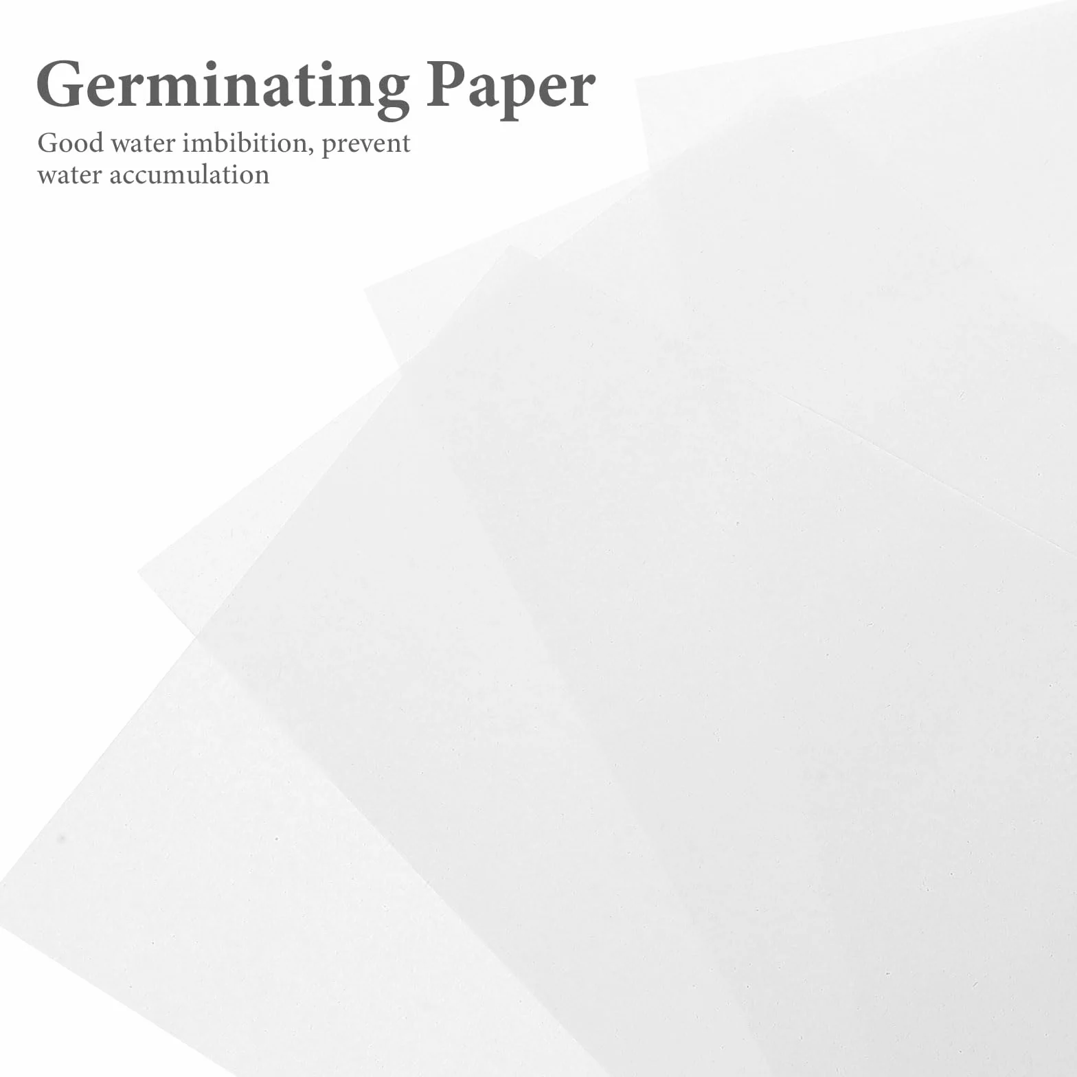 Supvox Lot de 100 Feuilles Papier Germination 19 x 27 cm Absorbant Pousses Microverts Culture Sans Terre