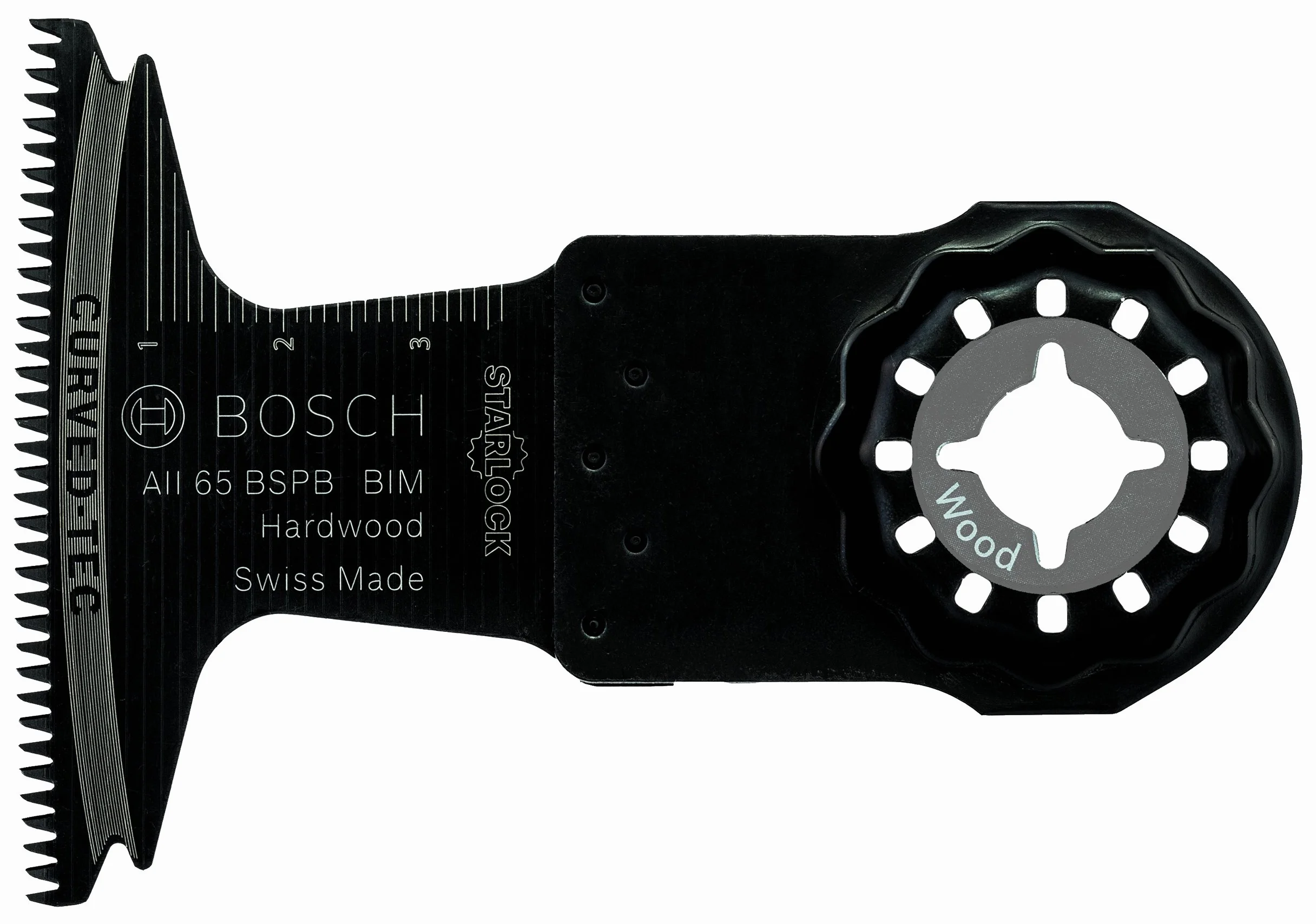 Bosch Professional 5x Lames plongeante BIM AII 65 BSPB (pour bois durs, 40 x 65 mm, Accessoire Outil multifonction), Noir
