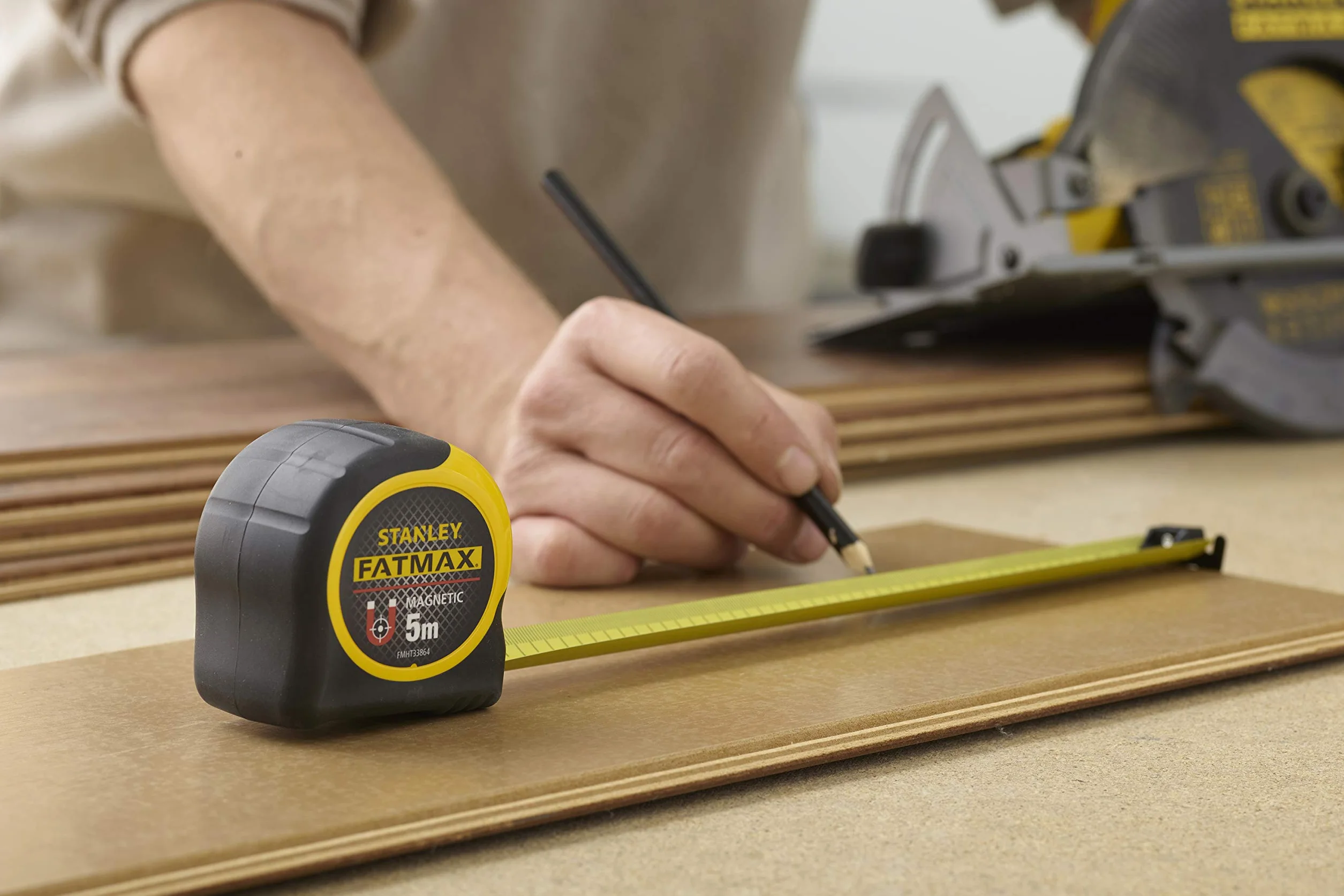 STANLEY FATMAX mètre ruban magnétique 5m Blade Armor thermoplastique mylar anti abrasion anticorrosion zéro réel