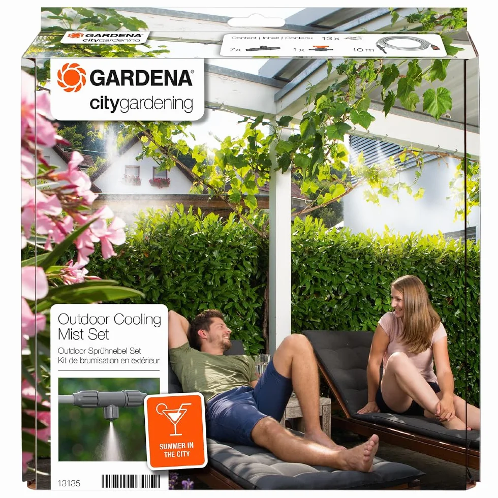 Gardena Rafraîchisseur d'Air Extérieur 13135-20 pour Jardin Urbain Balcon Terrasse
