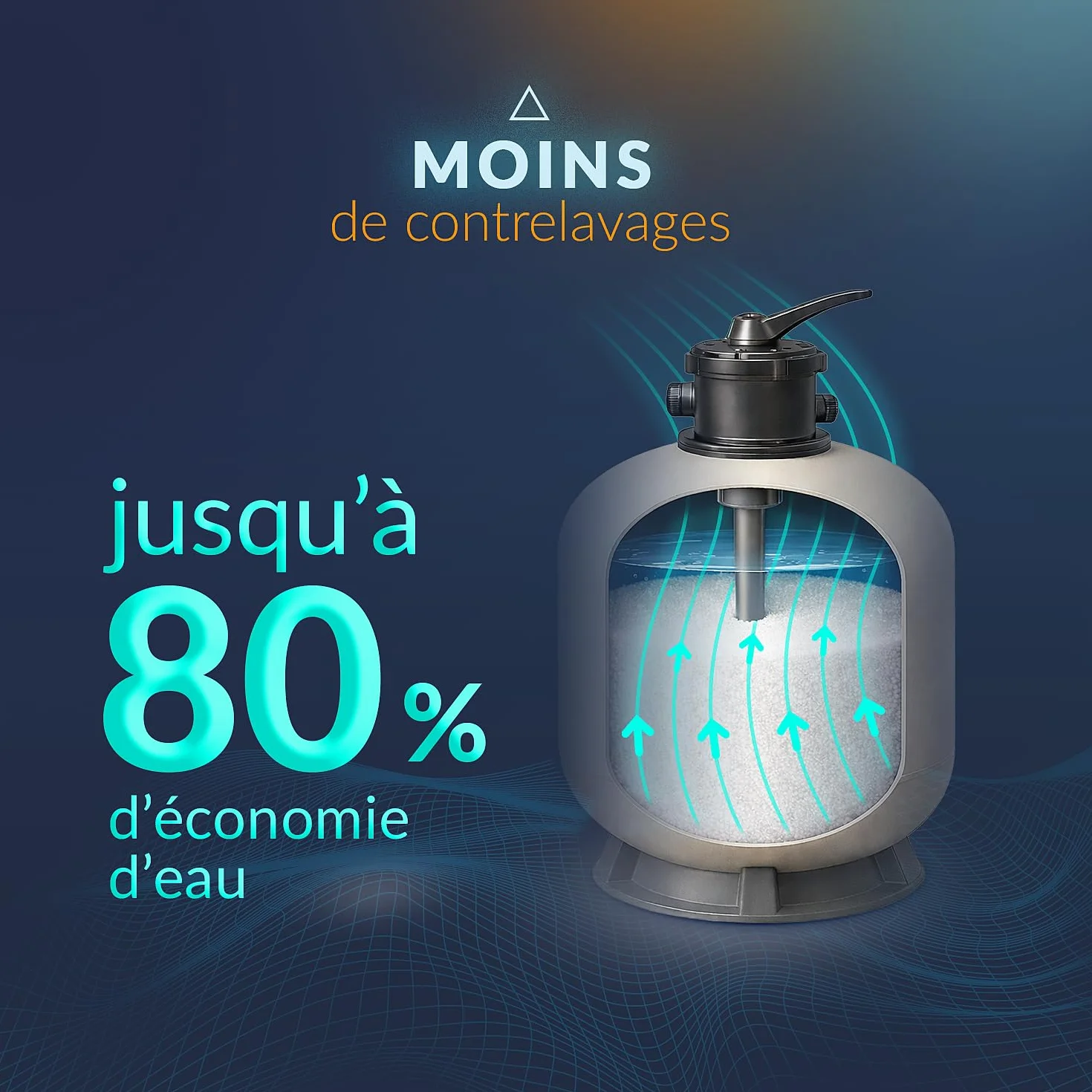 Sable Filtrant pour Piscine Nature Works 10kg - Verre Technique, Filtration 99,64%, Économie d'Eau et d'Énergie