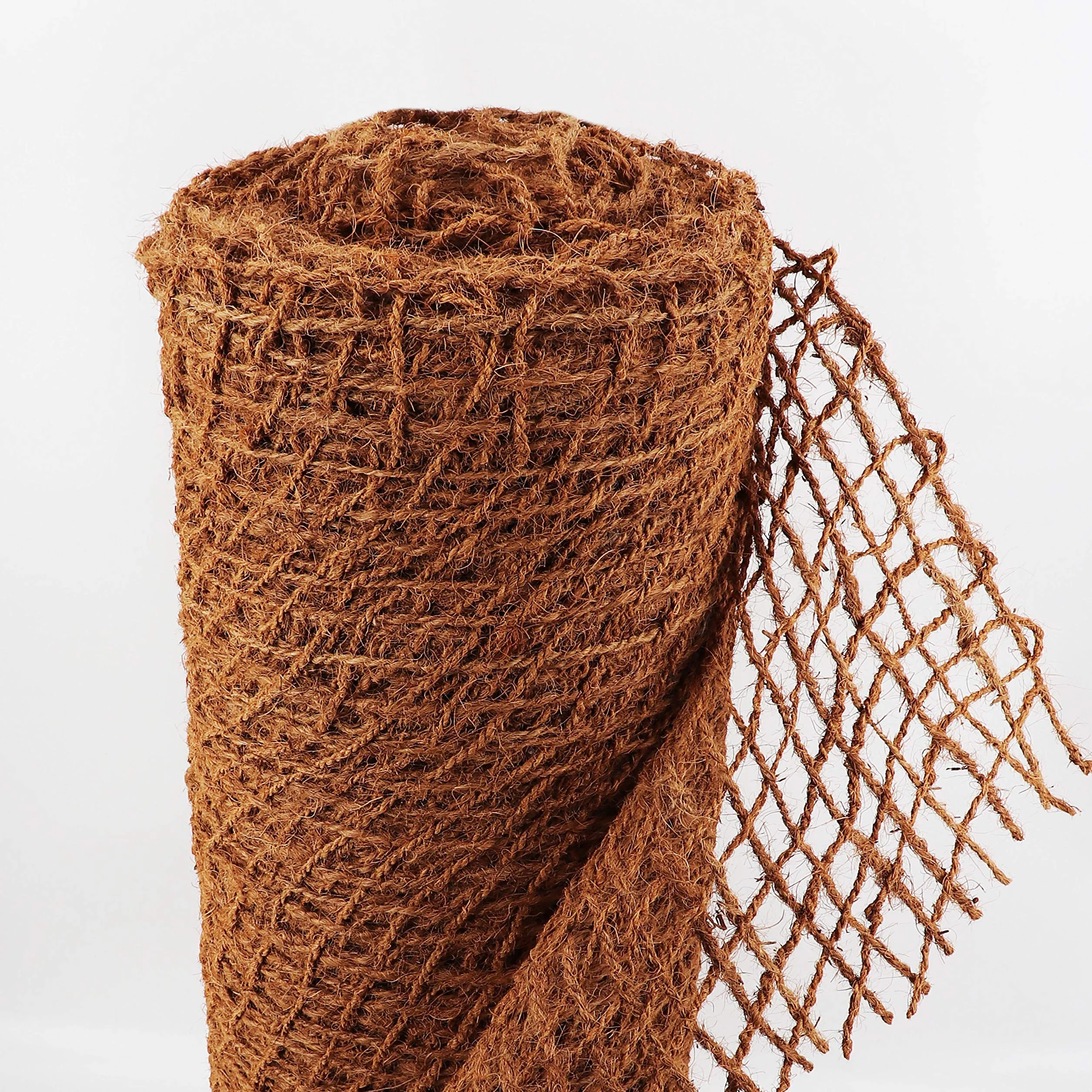 Natte en fibre de coco anti-érosion 30m x 1m 450g pour bassin de jardin