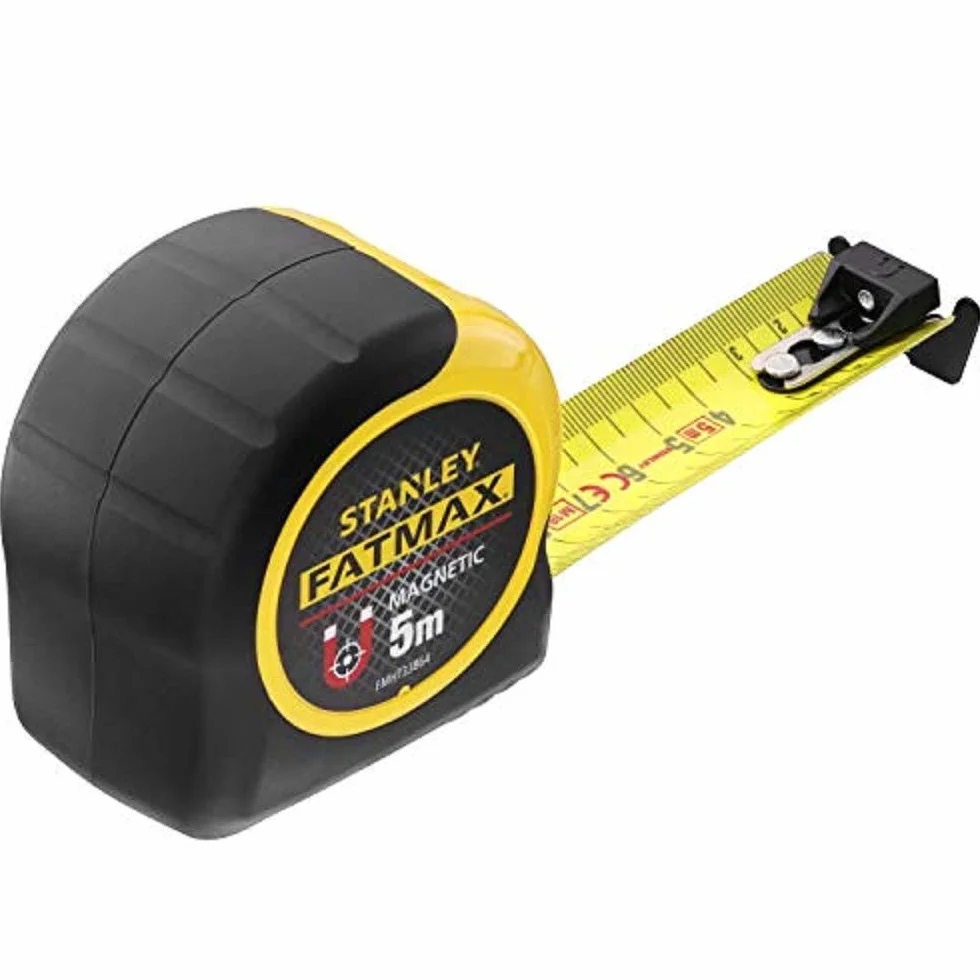 STANLEY FATMAX mètre ruban magnétique 5m Blade Armor thermoplastique mylar anti abrasion anticorrosion zéro réel