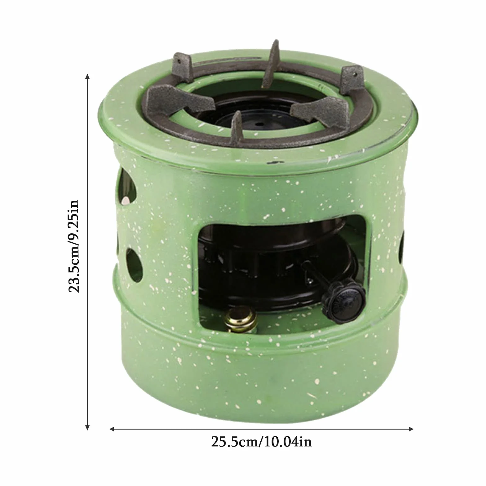 Mini poêle à pétrole 3 L 12 mèches chauffage portable pour intérieur garage terrasse