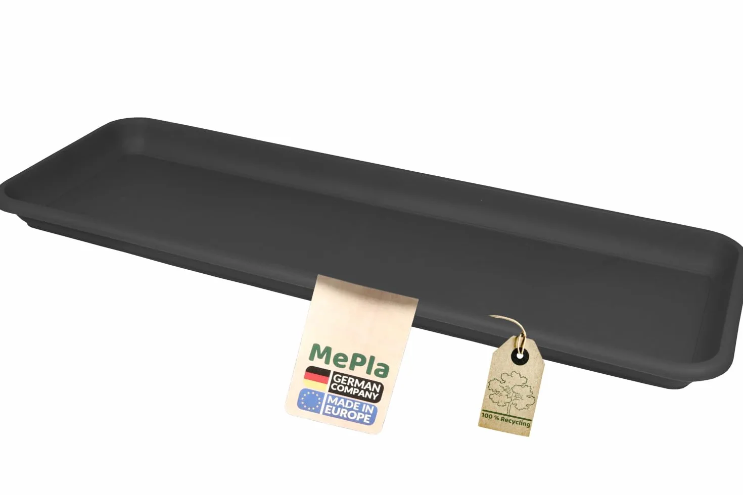 MePla XXL Balcon avec Irrigation Sous-Verres Assortis Anthracite 98 cm