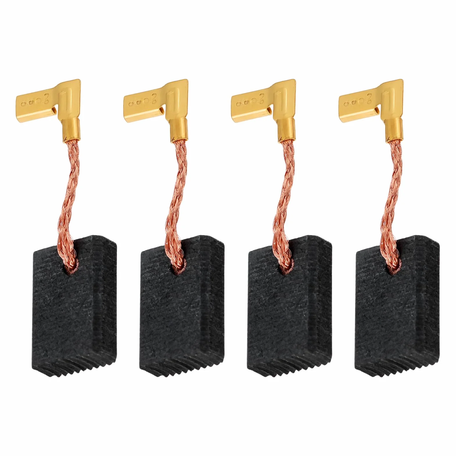 Lot de 4 Balais de Charbon pour Moteur de Meuleuse D'angle 4,8 X 10,8 X 16,5 Mm Compatible avec Makita 9565