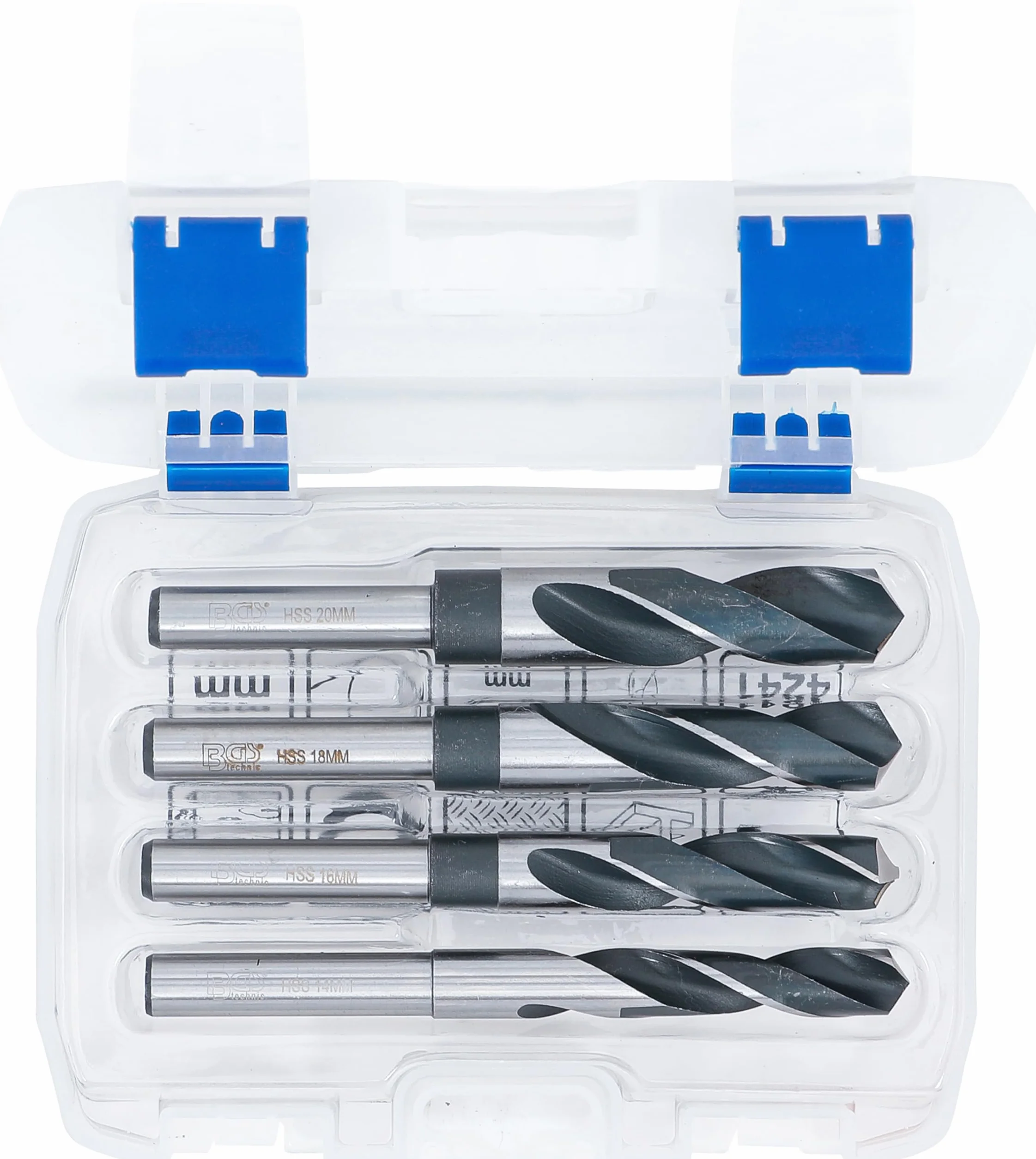 BGS 8985 Jeu de mèches HSS 14-16 - 18-20 mm 4 pièces