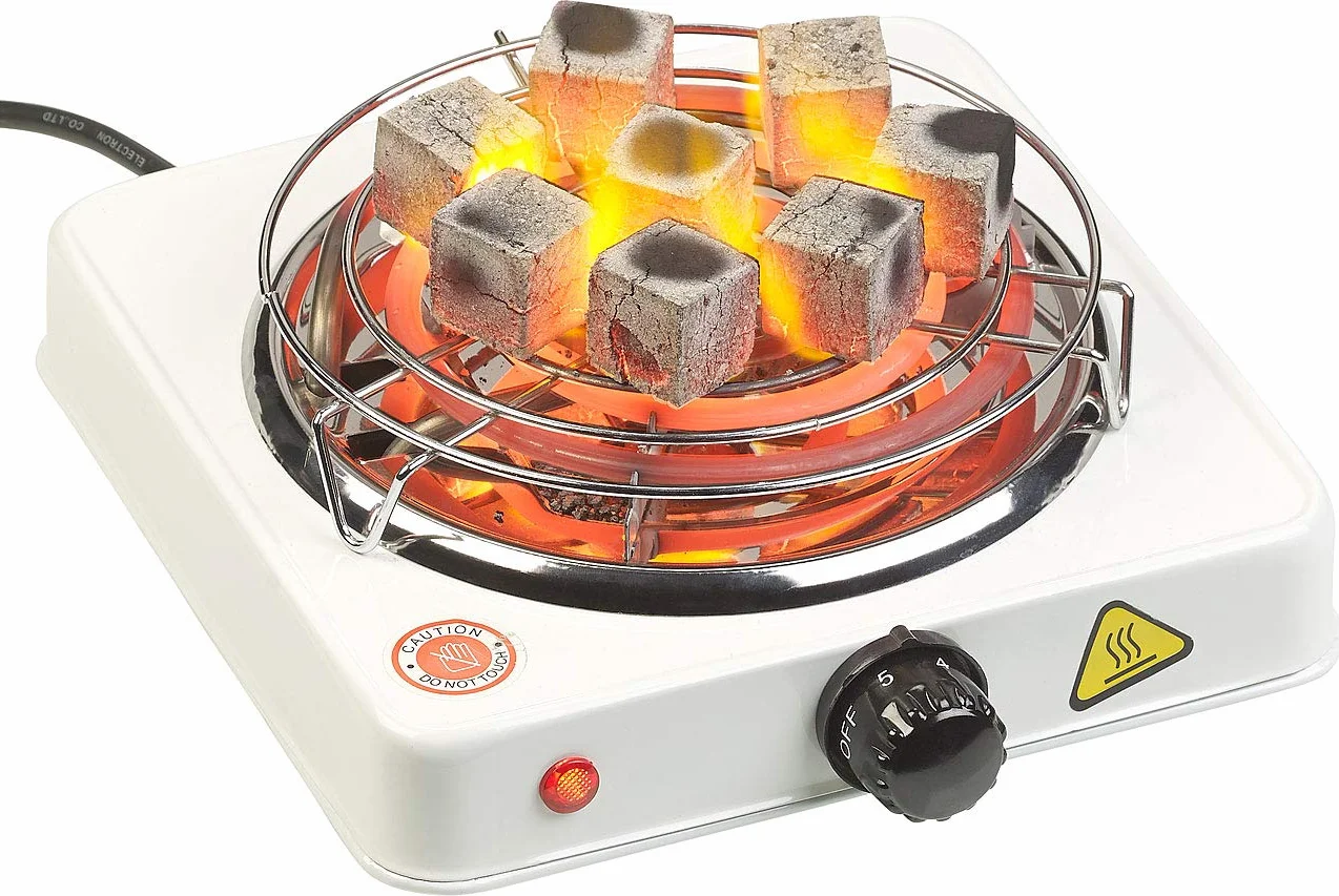 Duvence Allume-charbon électrique 1000 W avec grille à charbon