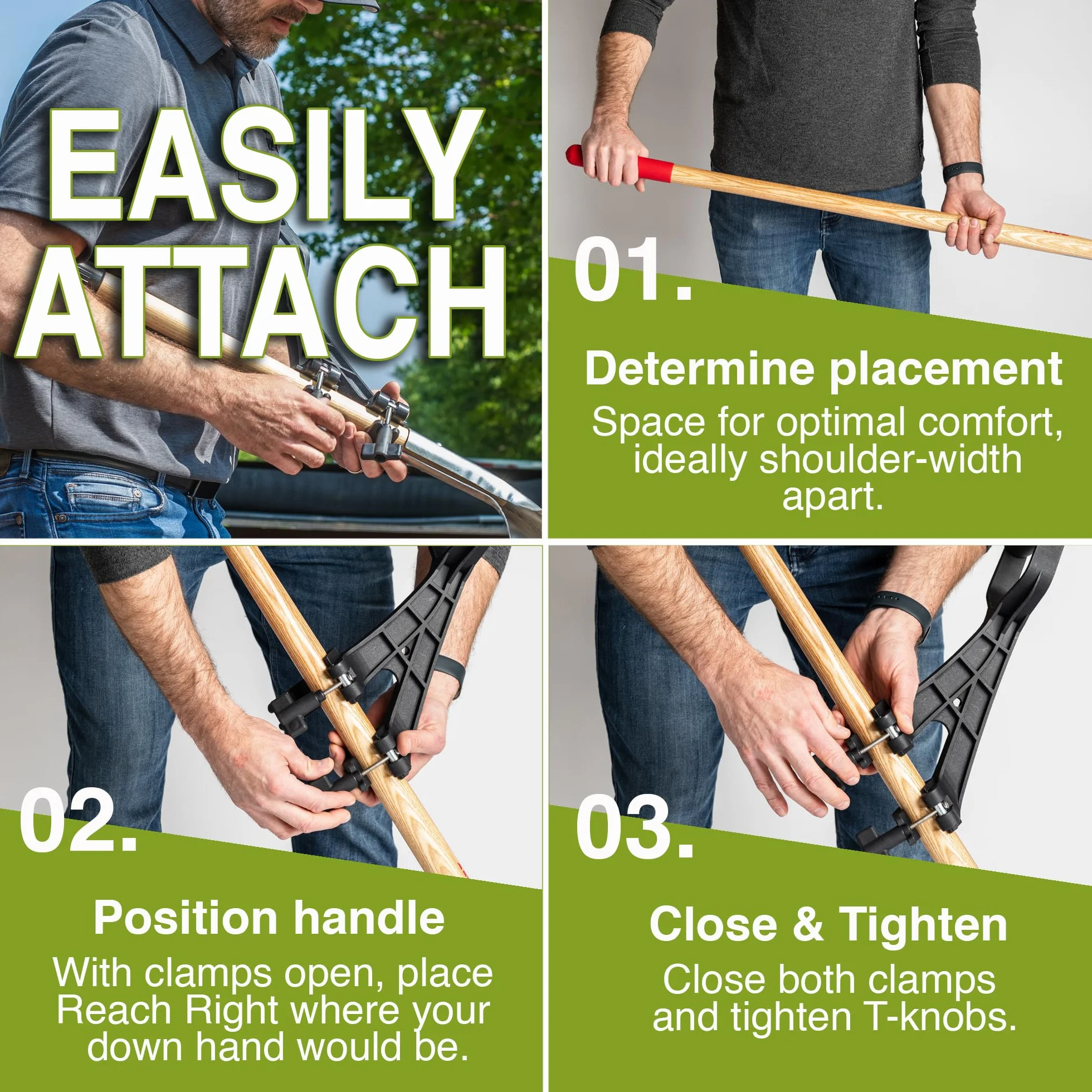 Reach Right Poignée axiale secondaire Universelle