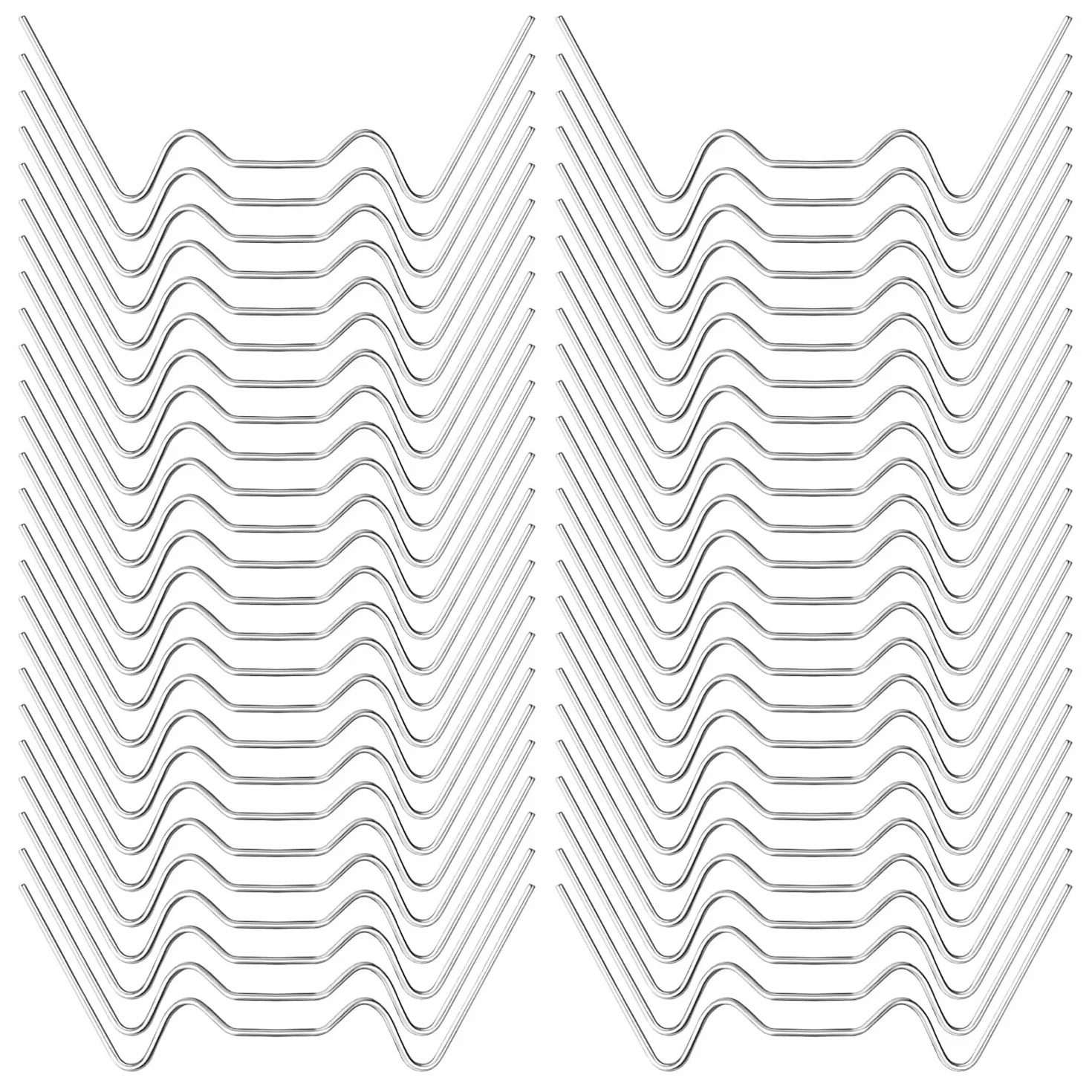 Clips en forme de W pour vitres de serre, lot de 100, clips à ressort