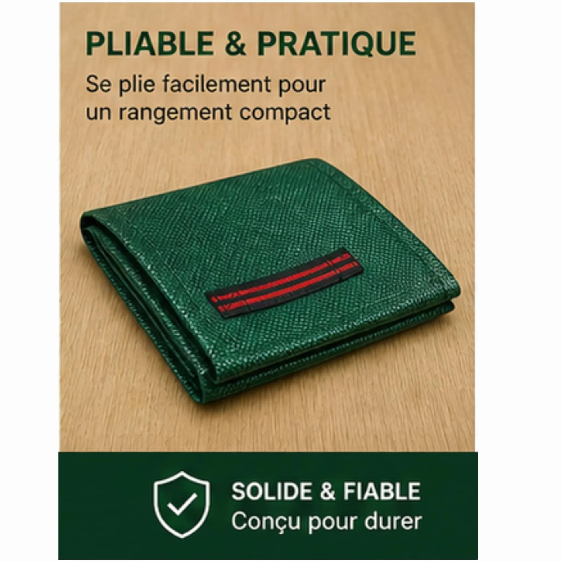 Sacs Jardin 120L Ultra Résistants Réutilisables Lot de 3 Polypropylène Renforcé