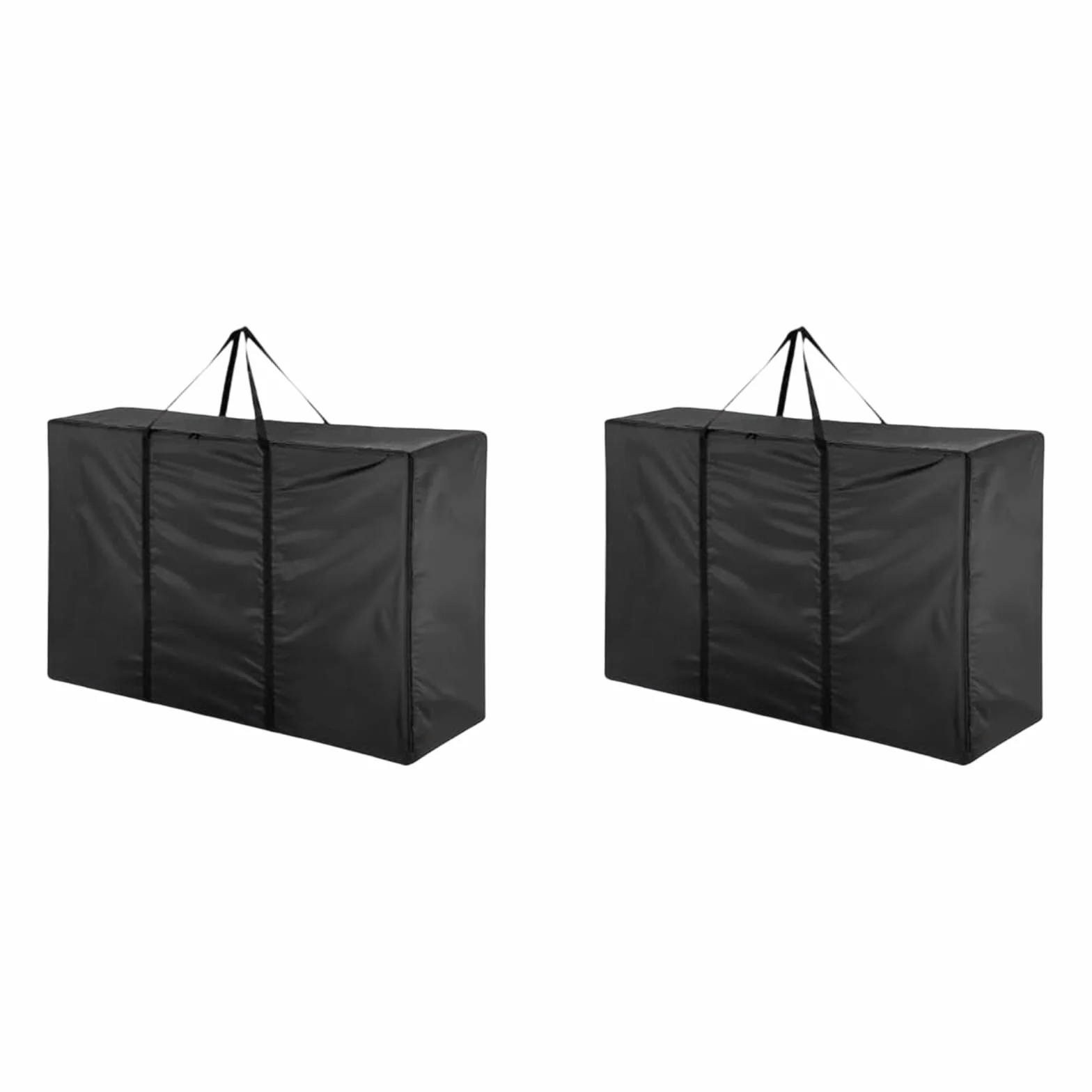 Oxford 420D Lot de 2 sacs de rangement imperméables pour coussins de jardin 180 x 60 x 80 cm
