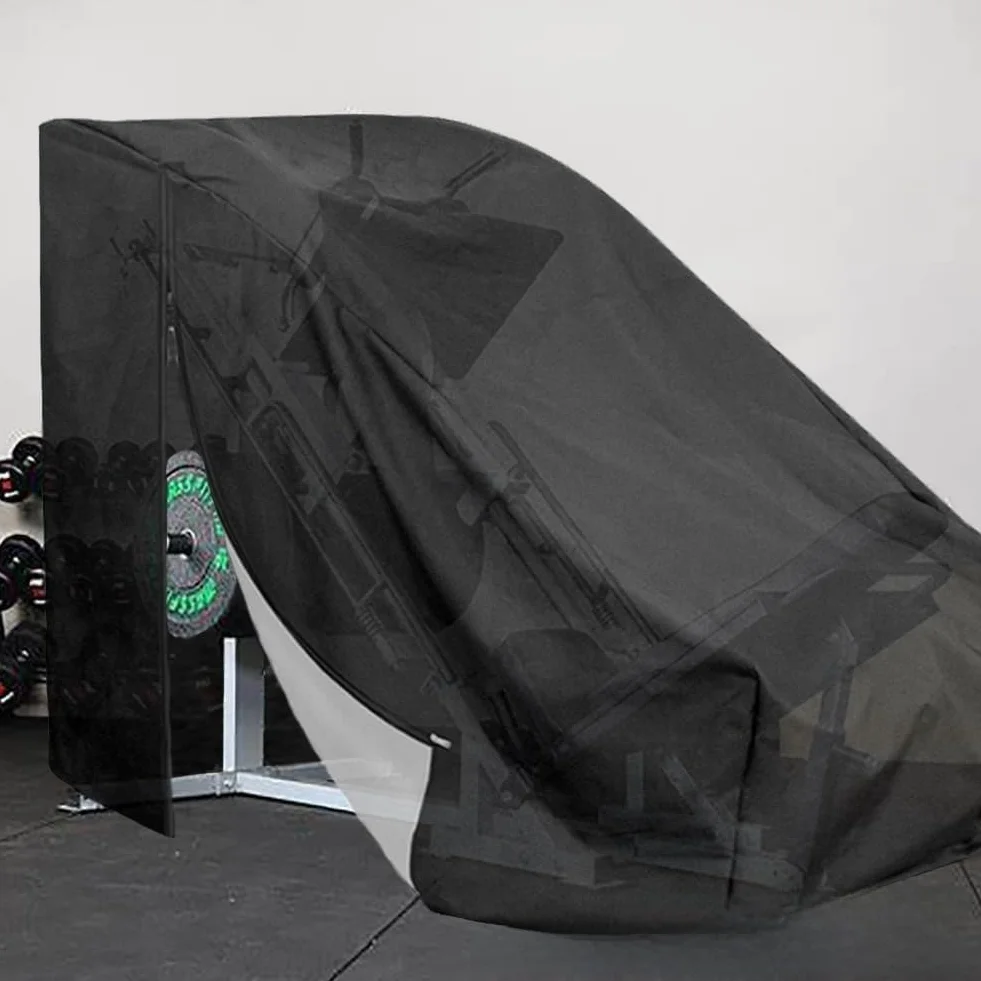 Housse de protection pour banc de musculation imperméable anti-poussière Oxford 420D noir