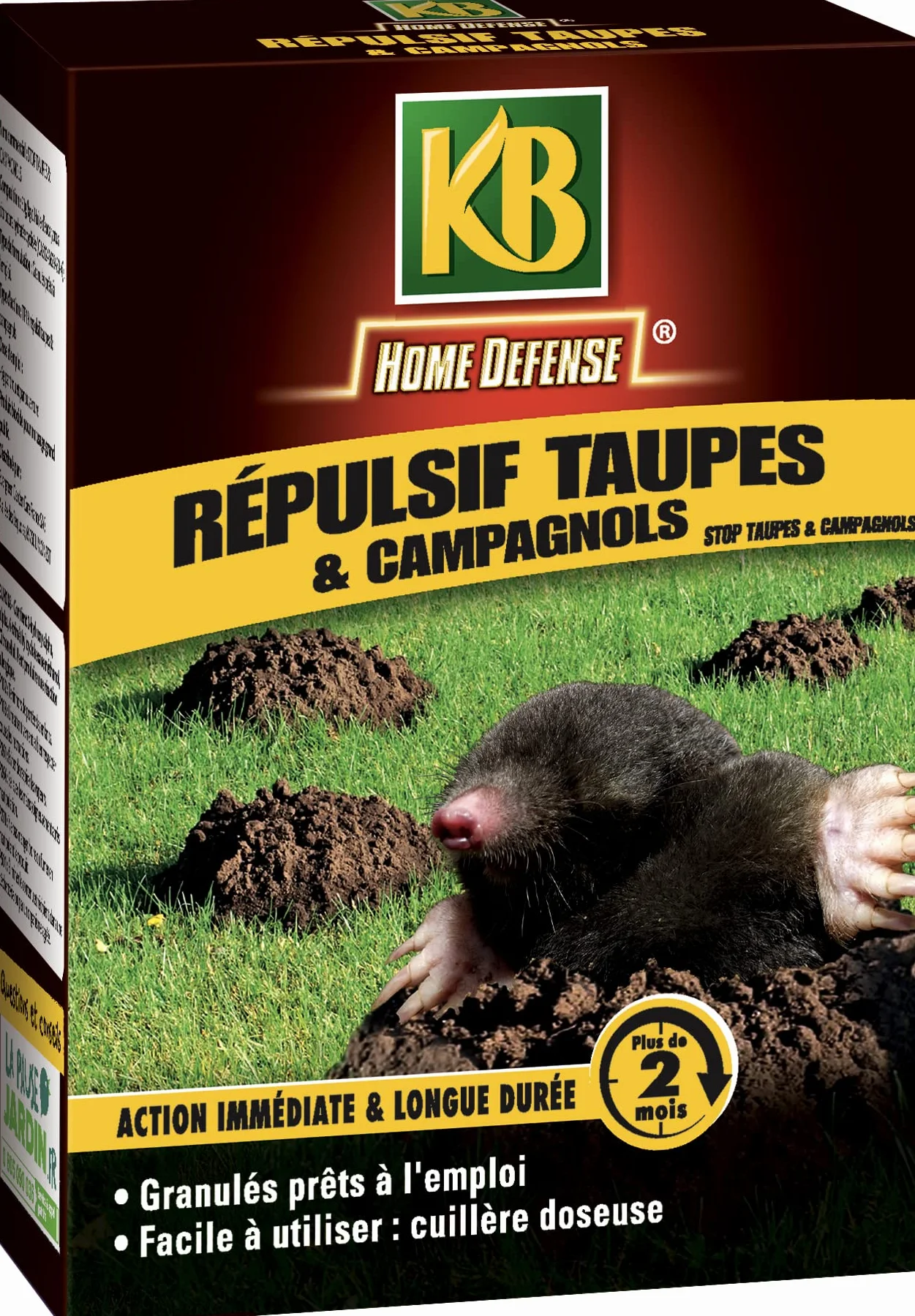 Répulsif Anti-Taupes et Campagnols Granulés 150 g Action Longue Durée