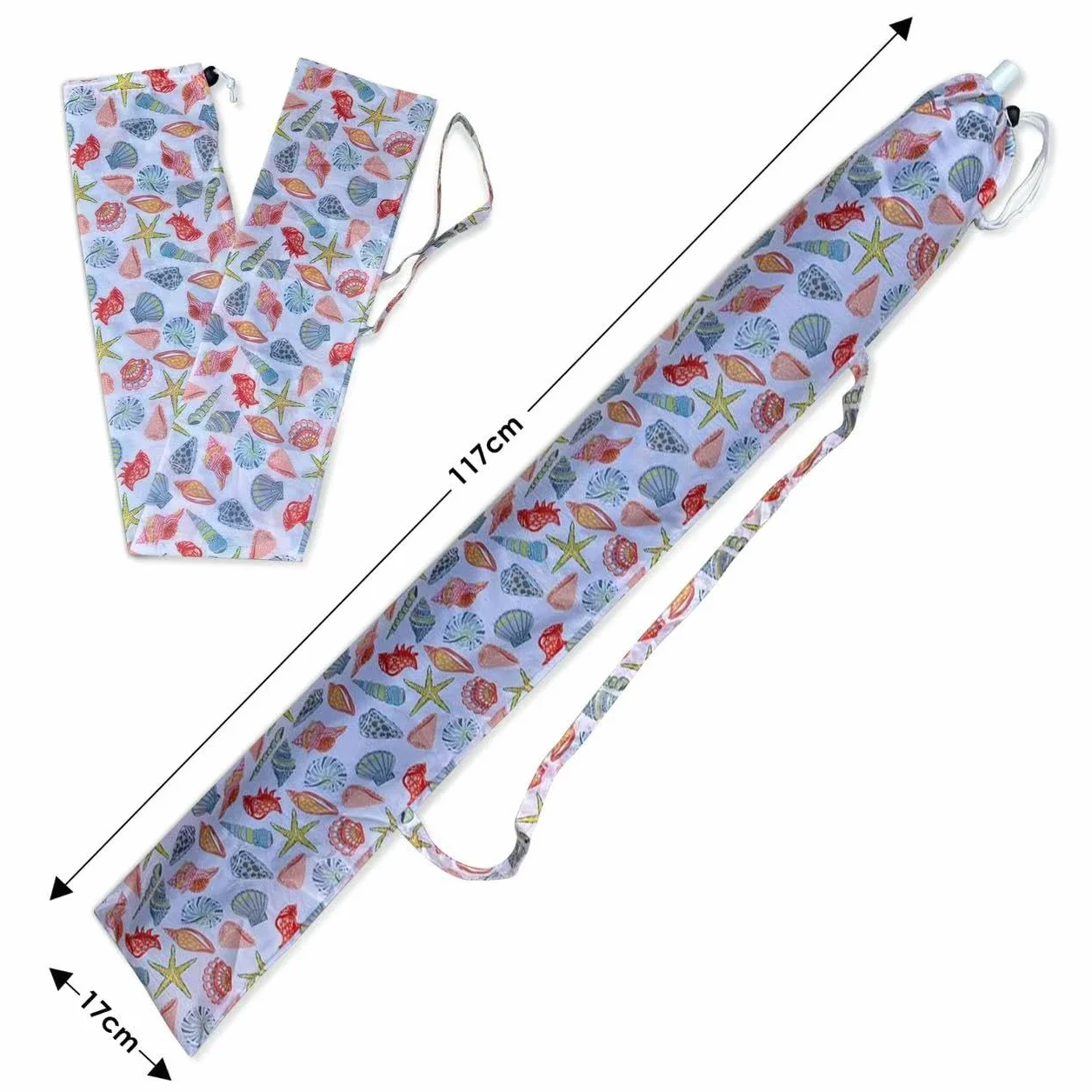 Housse de Parasol Bleue avec Poignée Résistante X2 - Accessoire de Rechange
