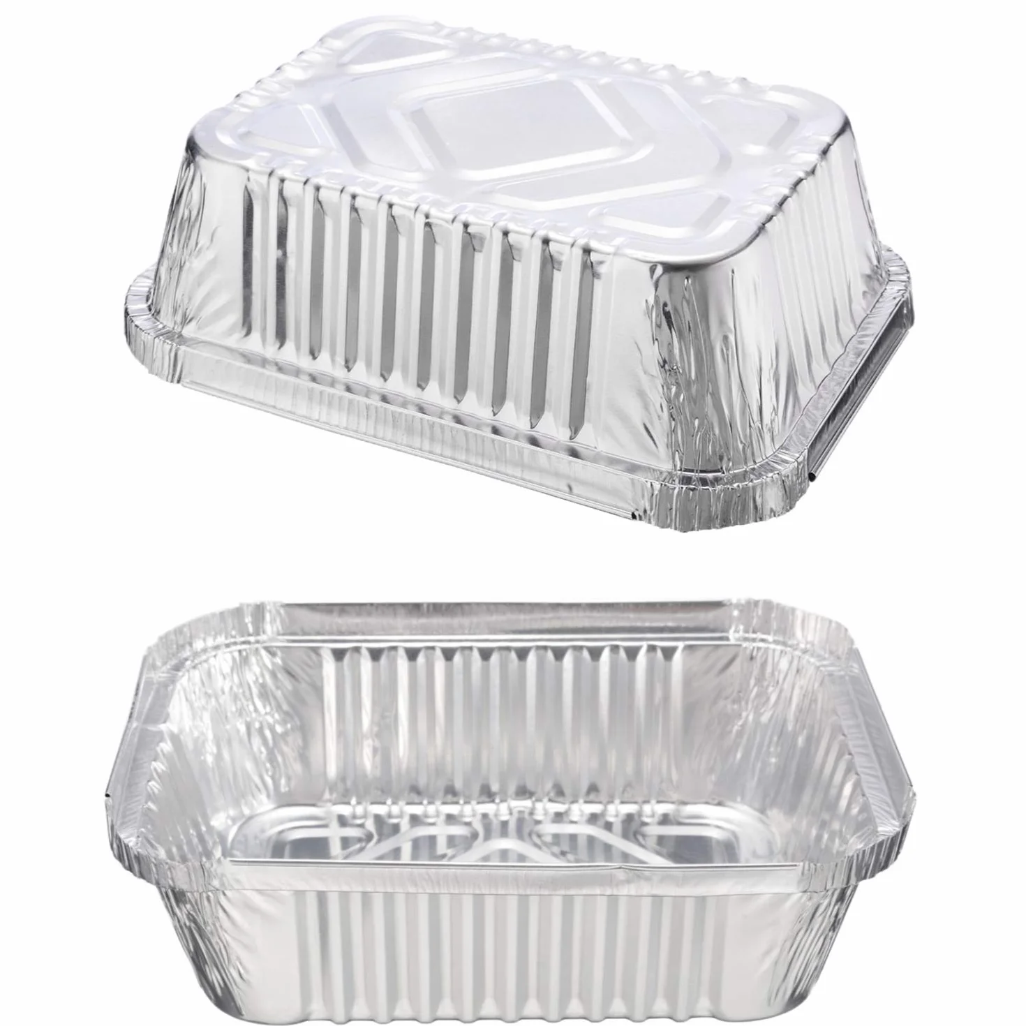 Bols jetables aluminium 400 ml 15 x 12 x 5 cm lot de 25 pour barbecue cuisson