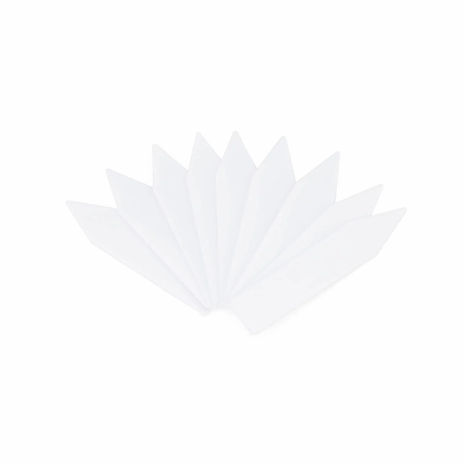 KINGLAKE 200 Pièces Mini Étiquette Pour Semis, 5x1cm Plastique Blanc