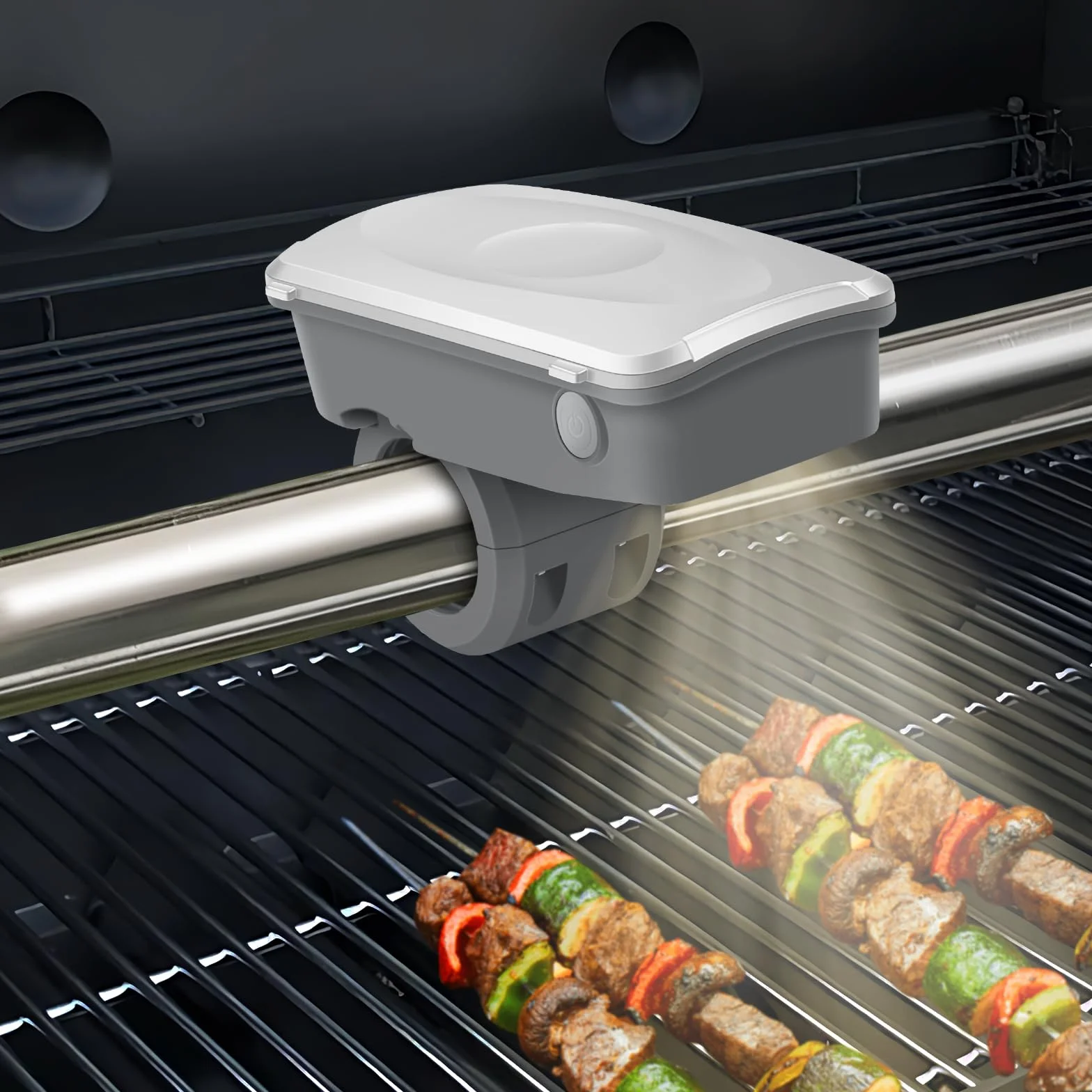 Lampes de barbecue rechargeables pour Weber Genesis Spirit Summit, rotation 360°, 2 perles lumineuses, charge Type C