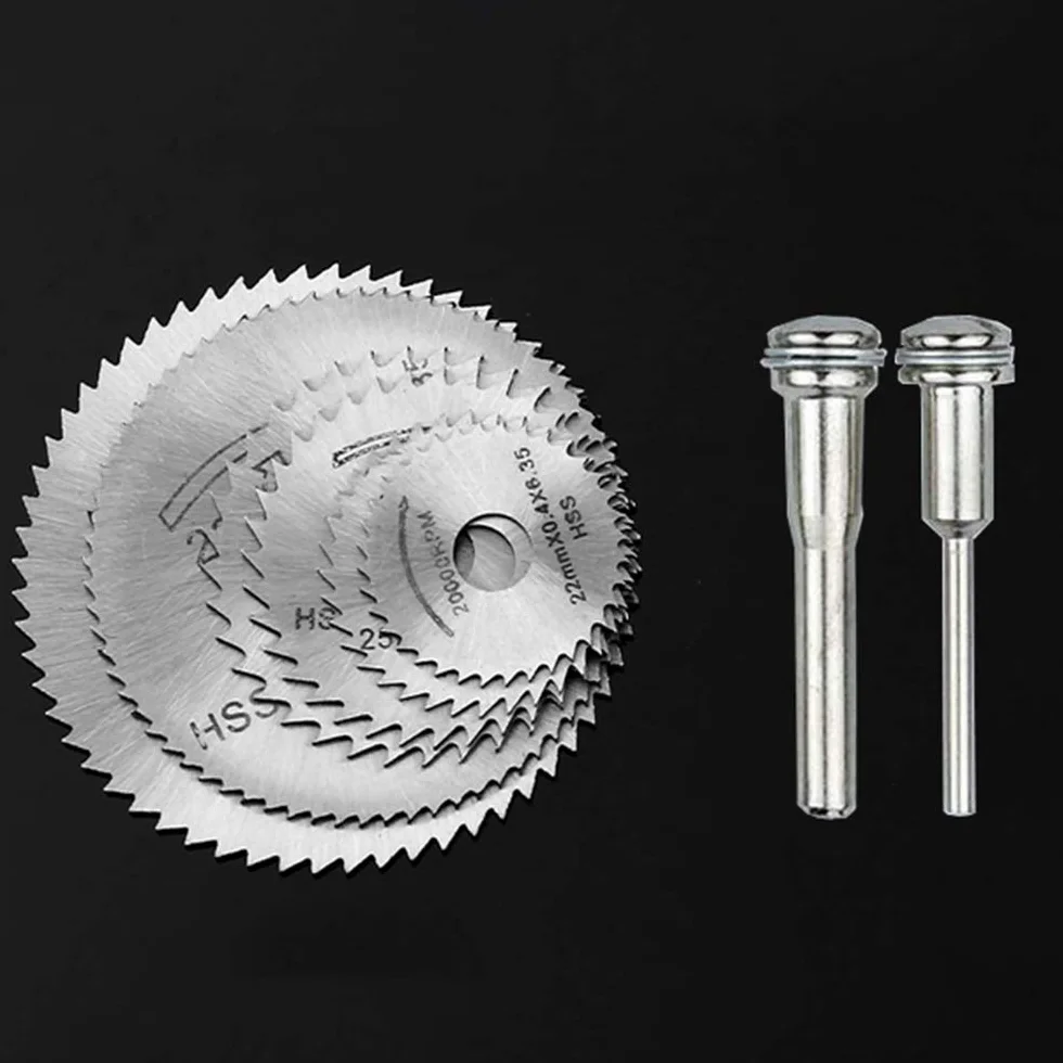 Disques de Coupe pour Dremel Outil Rotatif, HSS, Lame Mini Scie Circulaire pour pour la Coupe du bois, Plastique et Métal