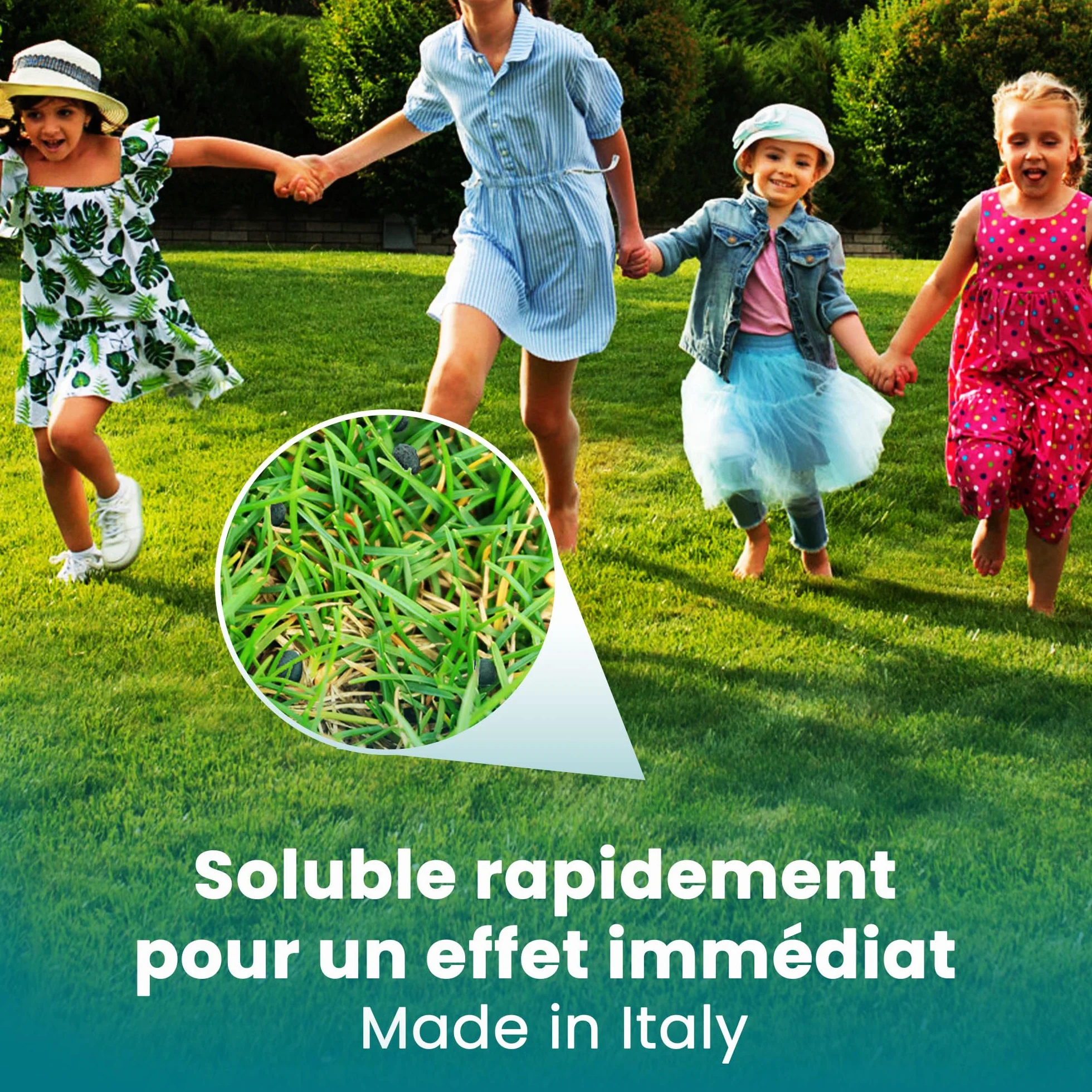 LERAVA Engrais Gazon Printemps Marathon NPK libération lente anti mousse – Fertilisant pelouse azote