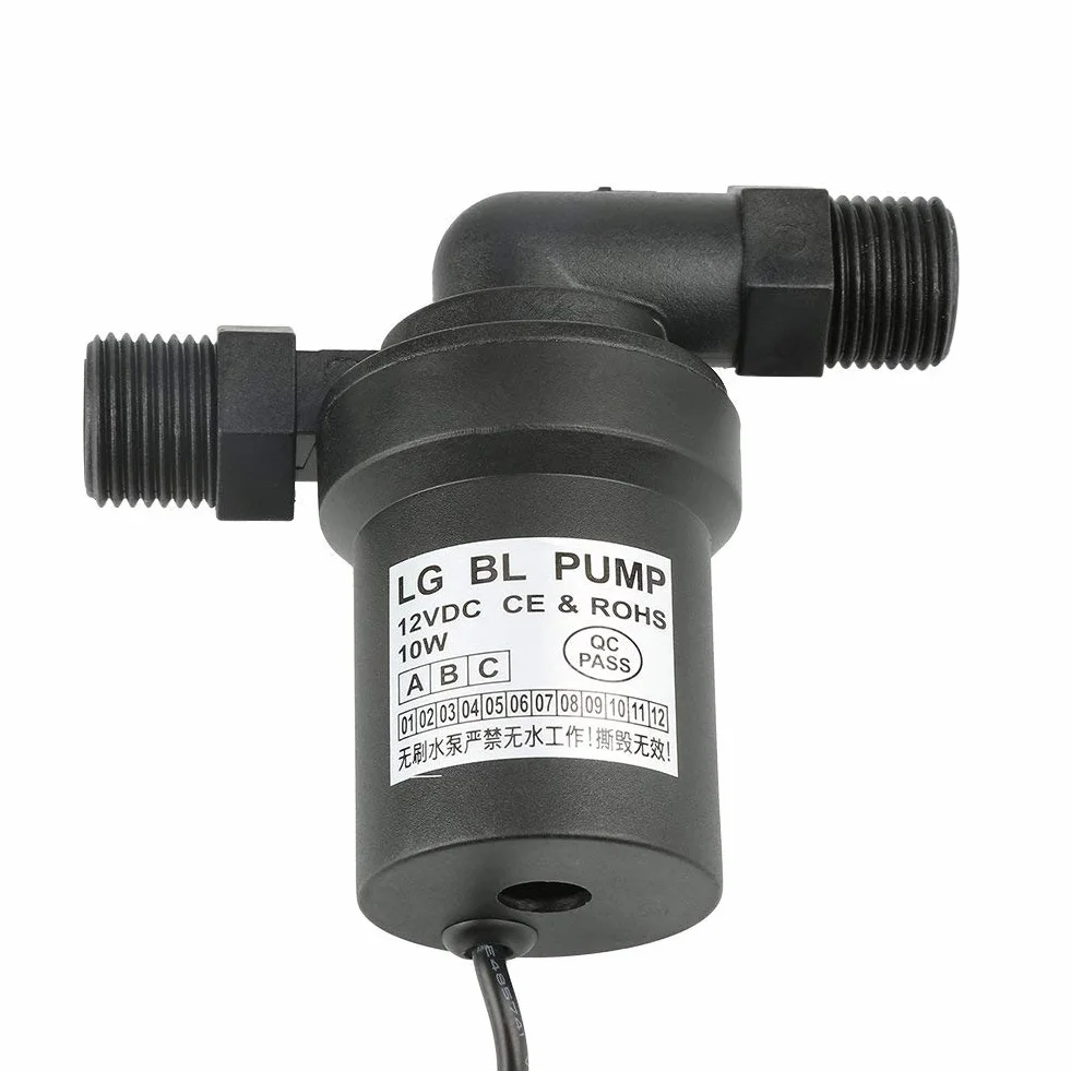 Pompe Solaire, 10W Pompe à Eau Solaire DC 12V, Pompe à eau submersible sans balai, Fontaine Solaire Pompe, système de circulation de l'eau, pour le pompage de circulation