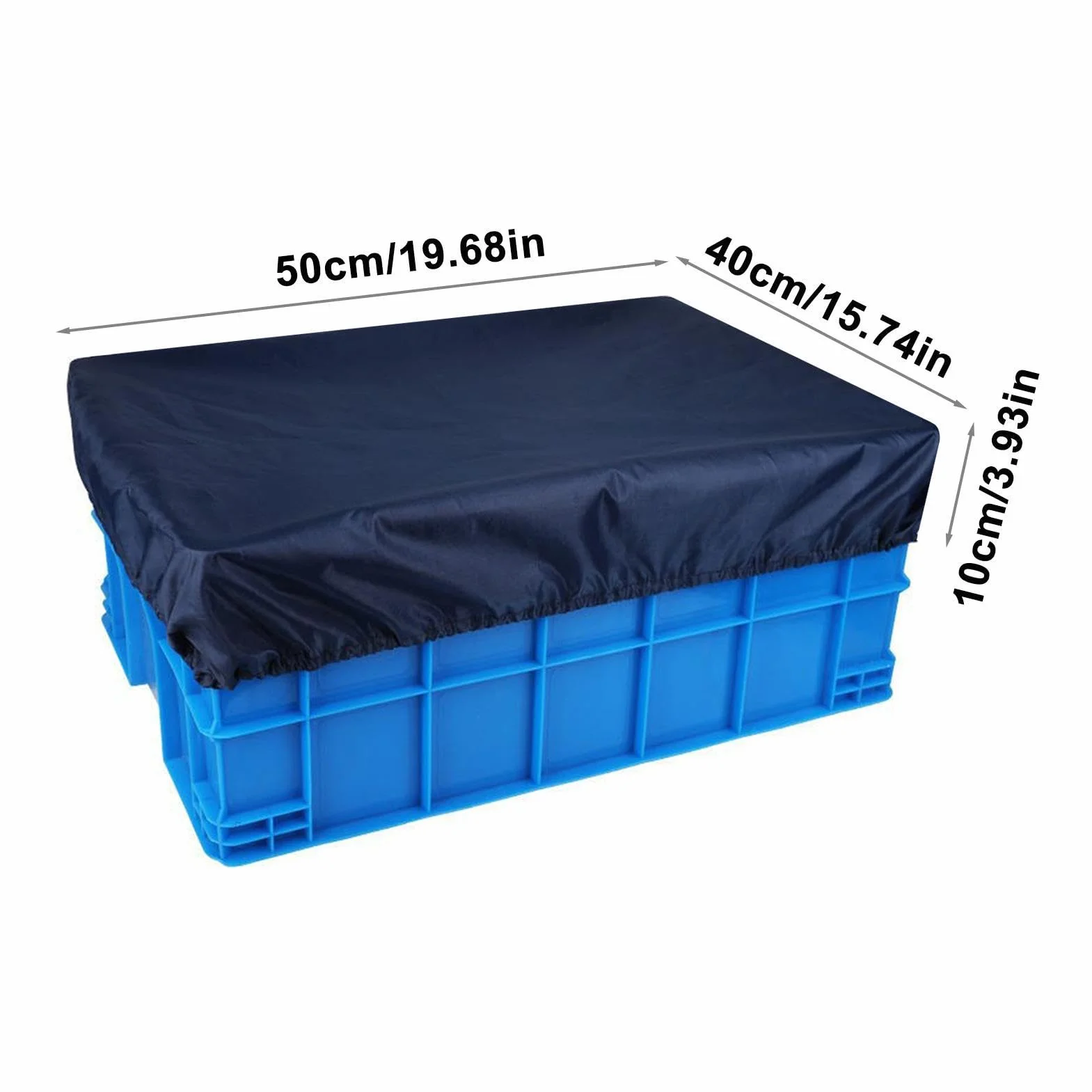 Housse de rangement étanche avec corde élastique Noir