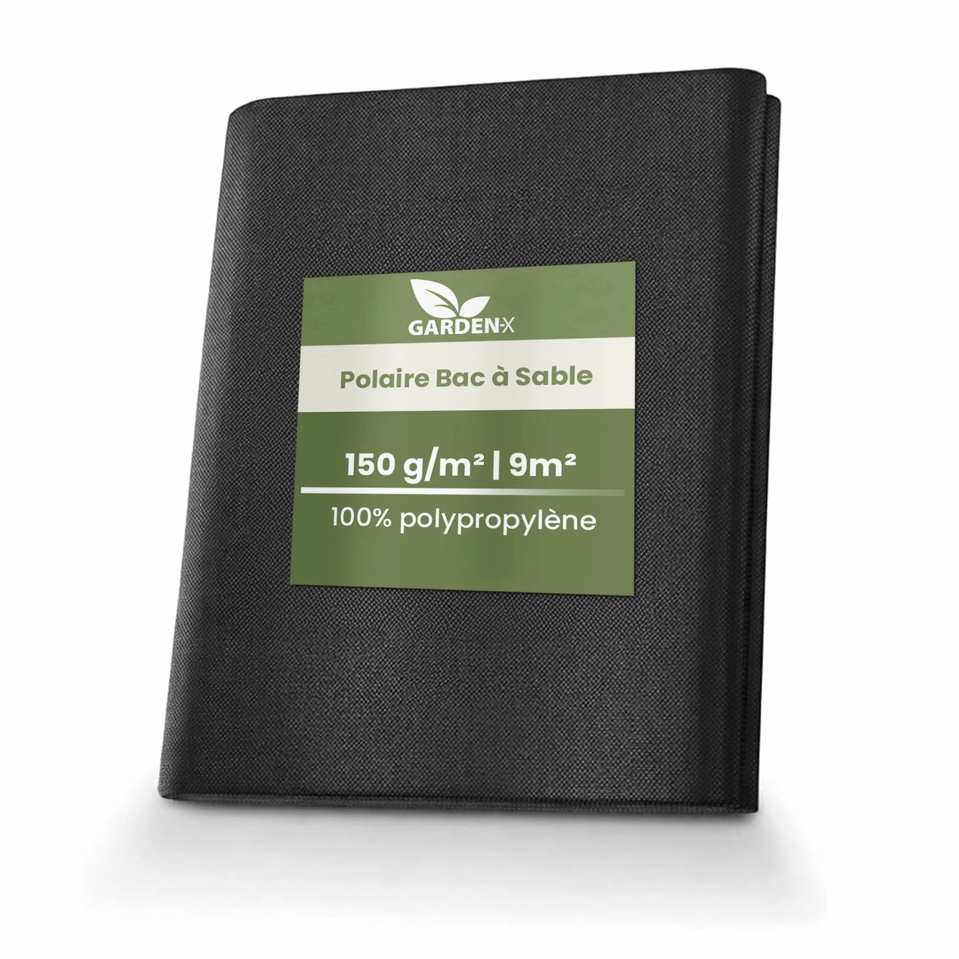 GARDENIX Toile Anti-Mauvaises Herbes 9 m² 3 m x 3 m Extra Forte 150 g/m² Non-tissé Perméable à l'eau