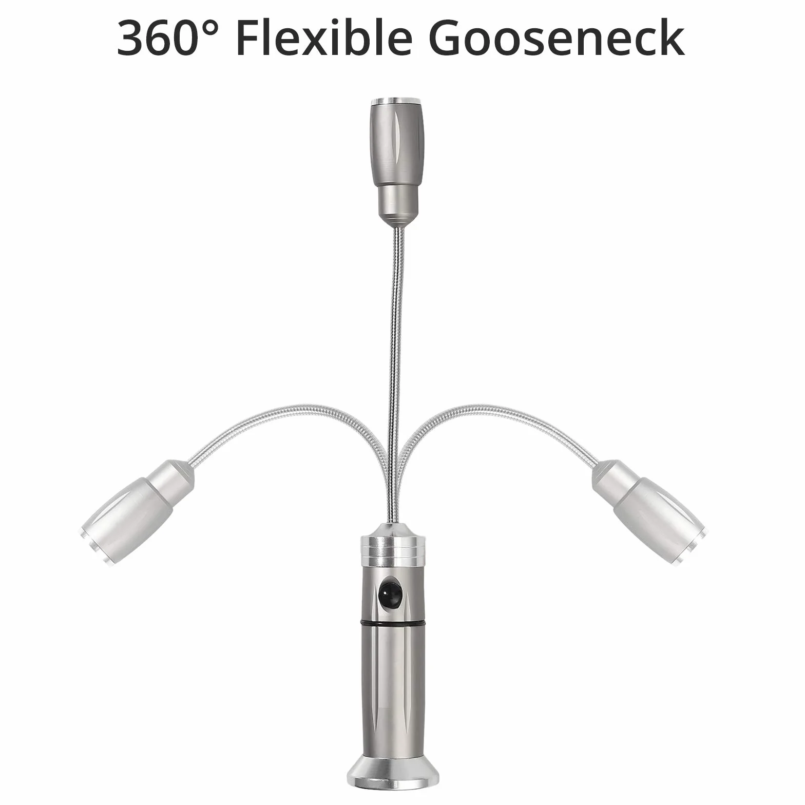 Justech Lampe pour Barbecue Rechargeable avec Base Magnétique et Col de Cygne Flexible à 360° Grill Light
