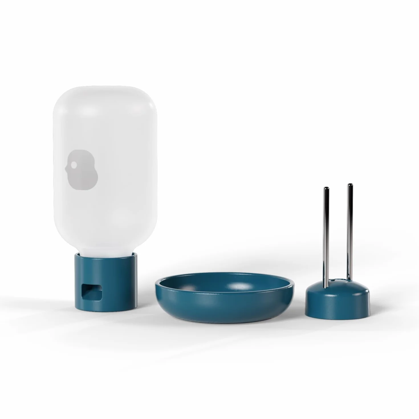 Birdbuddy Ensemble de Nutrition 3 en 1 – Fontaine à Eau, Piquet à Fruits, Mangeoire à Gelée pour Oiseaux Extérieur