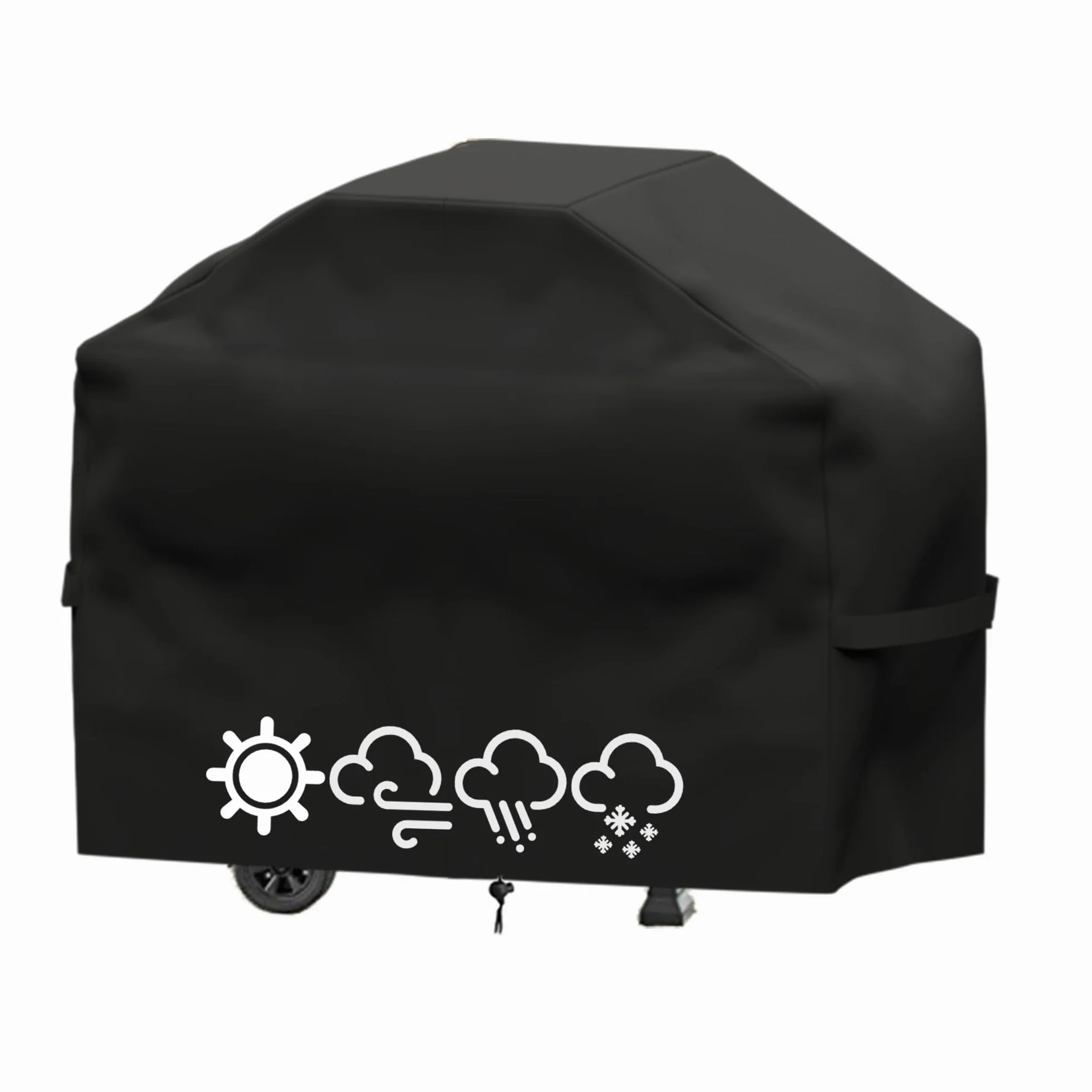 Housse Barbecue Exterieur Anti-Vent Anti-UV 145x61x117 cm