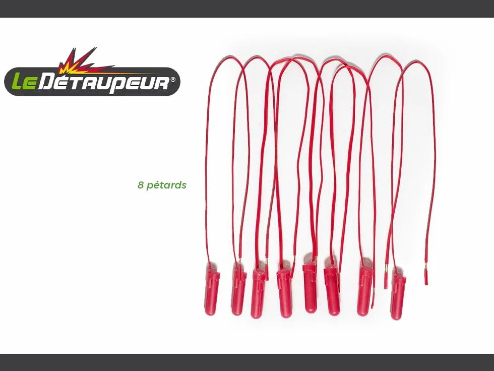 LE DETAUPEUR 8 Recharges Anti Taupes - Kit Complet - Efficace & Puissant - Utilisable Sous La Pluie