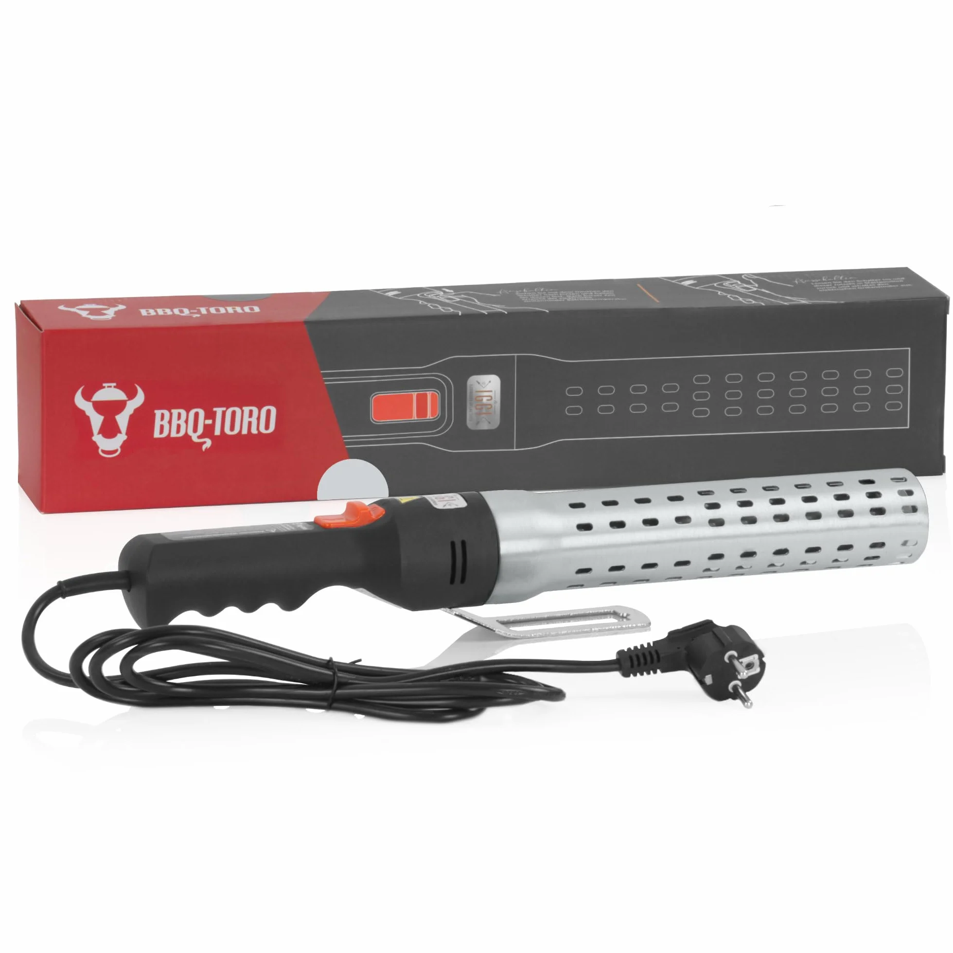 BBQ-TORO Allume-Grill électrique IGGI 2000 W 650 °C Allume-Charbon pour Barbecue Grill cheminée