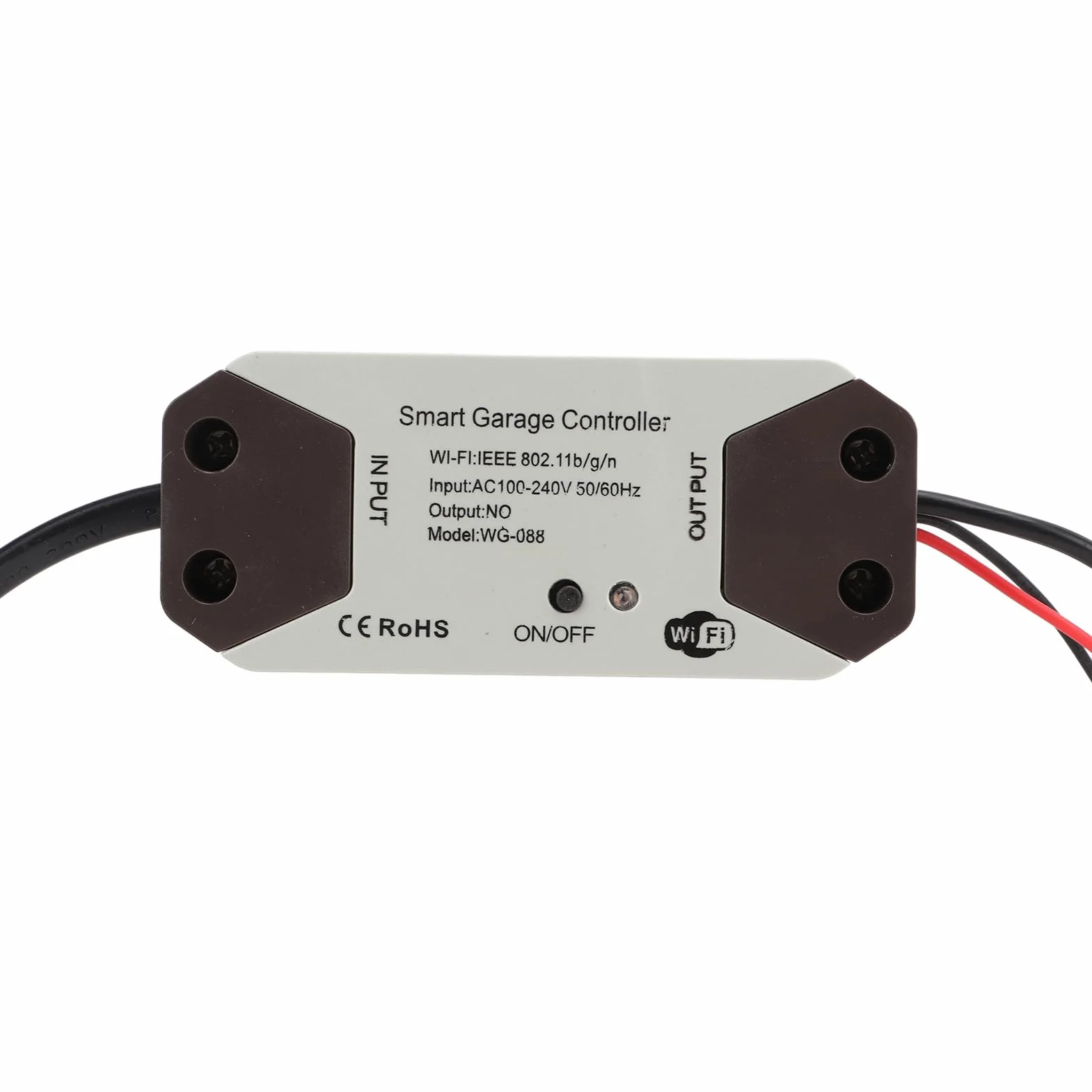 "Ouvre-porte de garage intelligent WiFi, commande vocale à distance via application, gestion pratique et sécurisée de la porte de garage, compatible avec l'application TUYA, fabriqué en matériau ABS
