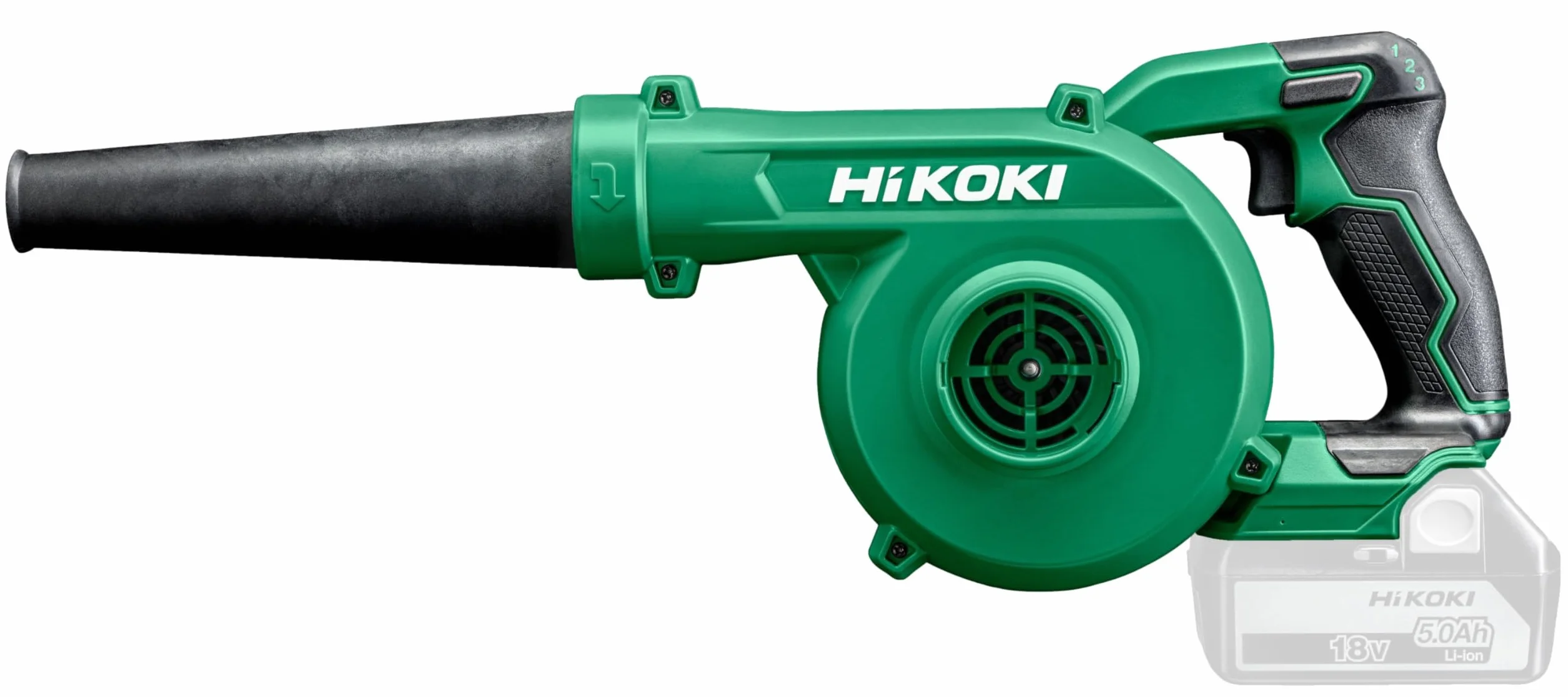 HiKOKI Souffleur sans Fil 18 V 3 Vitesses 2 en 1 Souffleur Aspirateur sans Batterie Chargeur