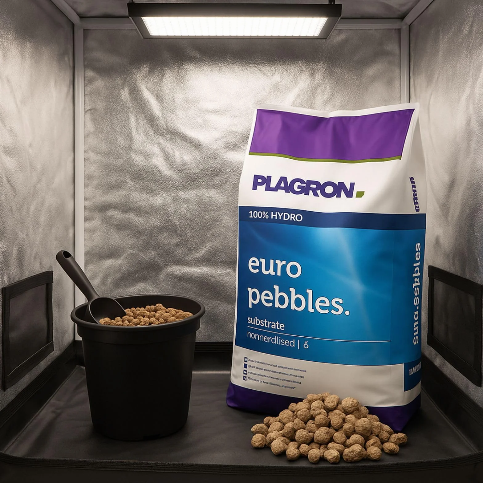 Plagron Euro Pebbles 45 L billes d'argile hydroponiques