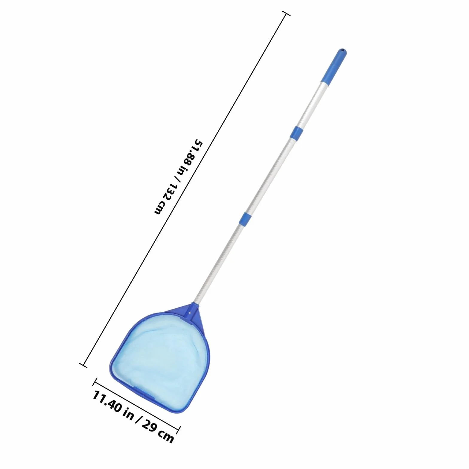Épuisette de Fond Piscine Filet Nettoyage