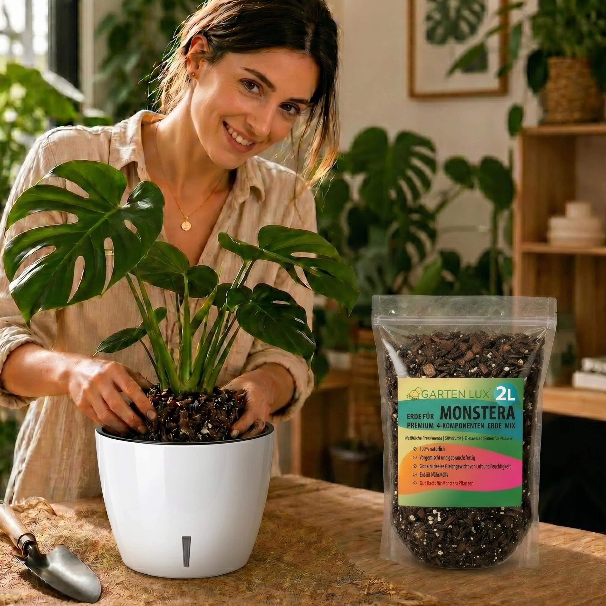 Monstera Terreau pour Plantes Carnivores 2 Litres - Sol à Drainage Rapide
