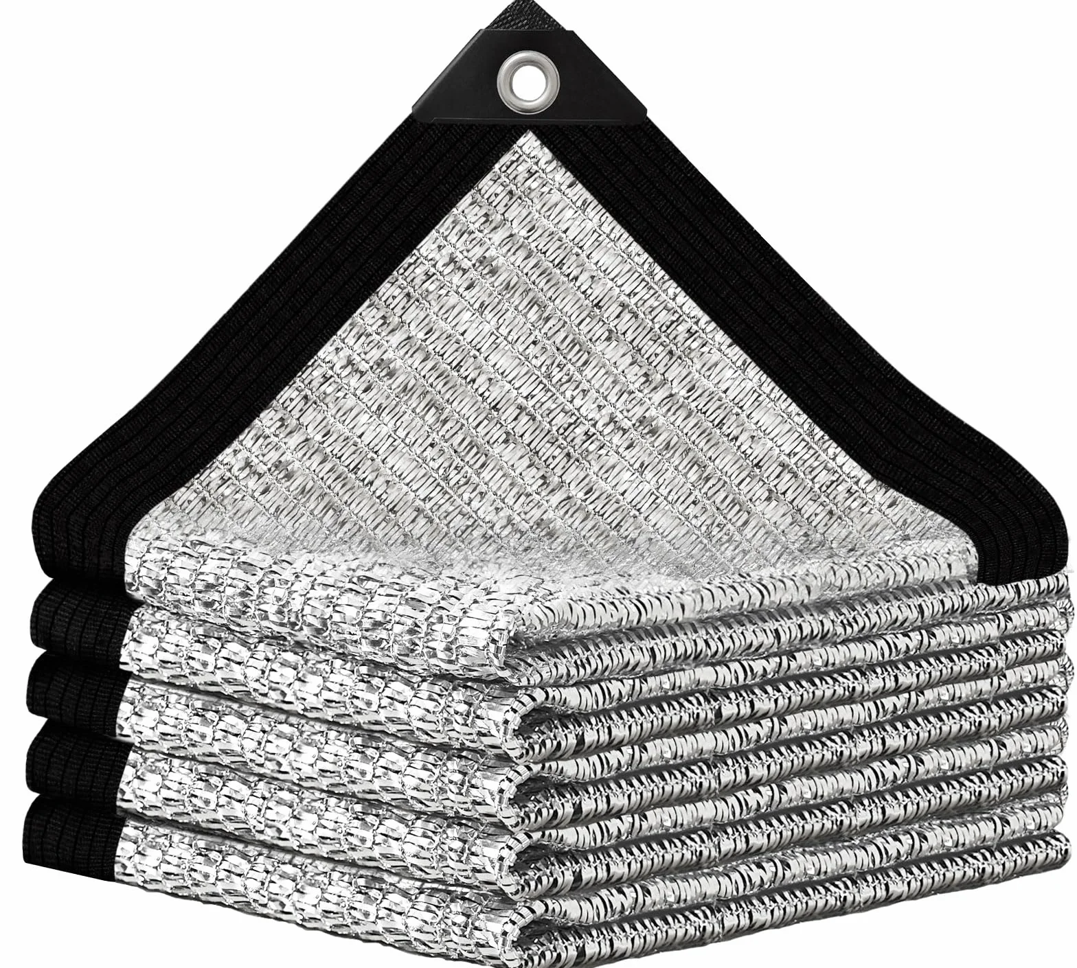 Filet d'ombrage pour voiture 3x4 m 80% aluminium avec œillets respirant