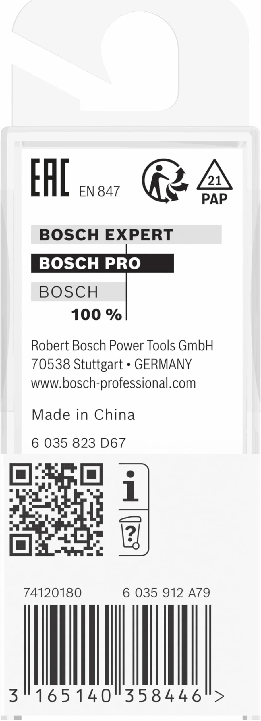 Bosch 1x Fraise à rainurer droite PRO, deux goujures (pour Bois résineux, Bois dur, Ø 10 mm, Professional Accessoire Défonceuse manuelle, Fraise à araser)